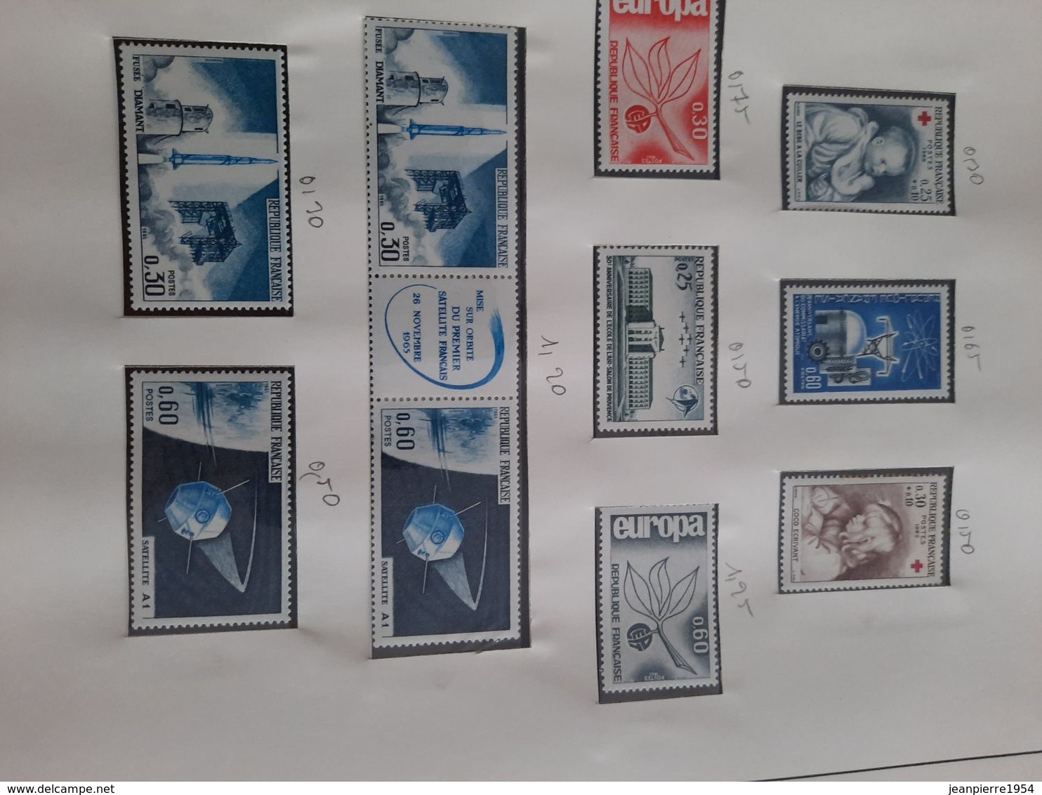 album timbres timbres français neuf et oblitere