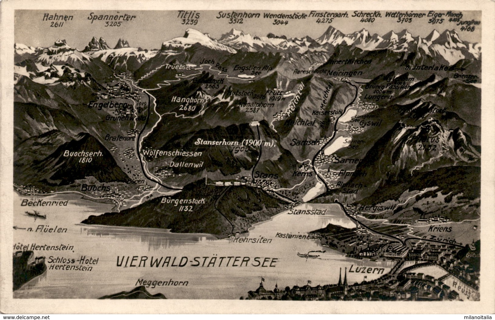 Vierwaldstättersee - Panorama (3340) - Sonstige & Ohne Zuordnung