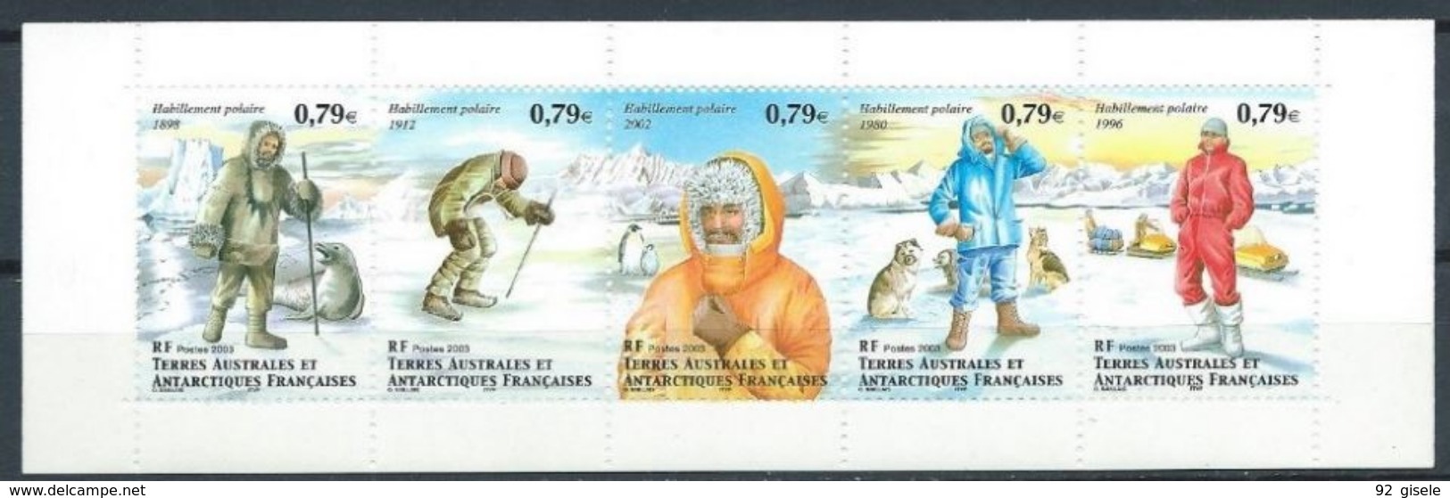 TAAF Carnet YT C352 " Habillement Polaire " 2003 Neuf** - Boekjes