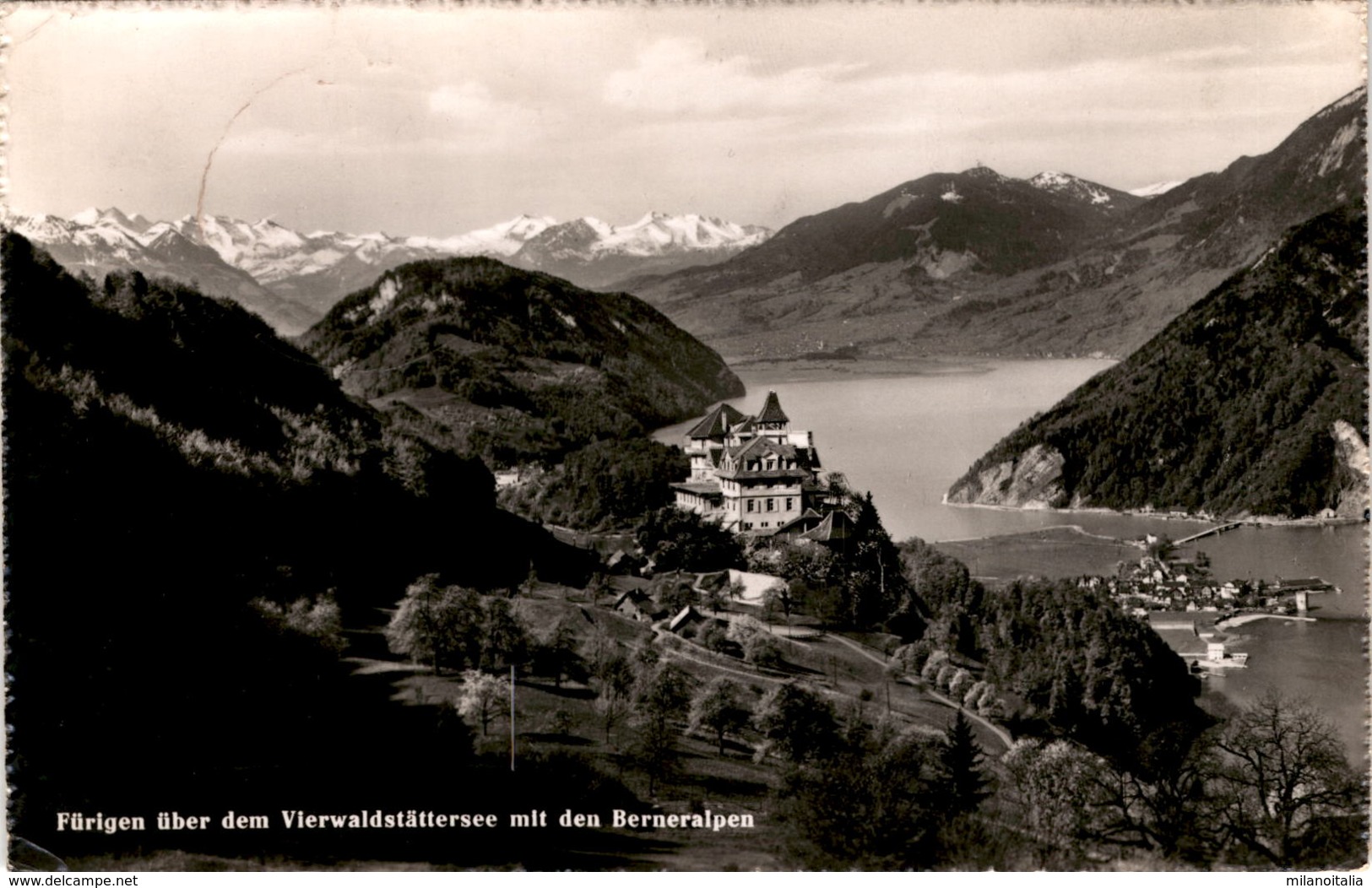 Fürigen über Dem Vierwaldstättersee Mit Den Berneralpen (1841) * 14. 7. 1961 - Other & Unclassified