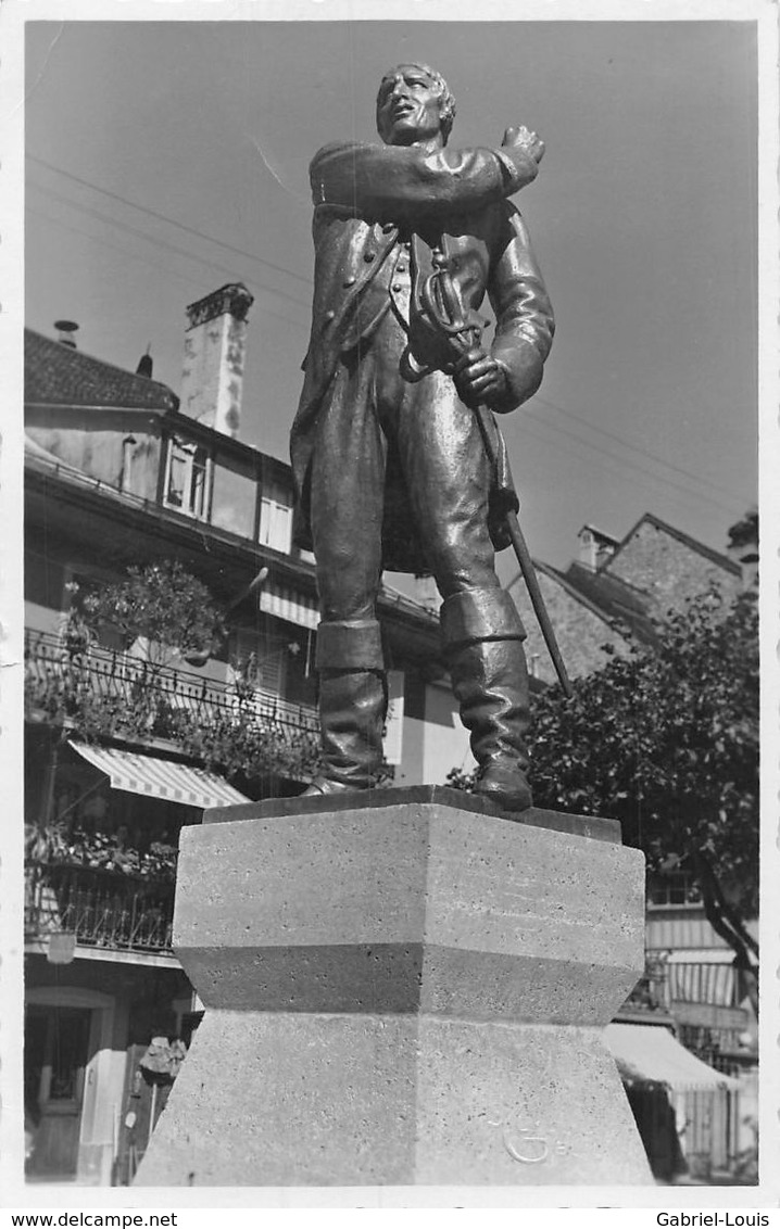 Bulle 24 Septembre 1933 Inauguration Du Monument à Pierre-Nicolas Chenaux - Bulle