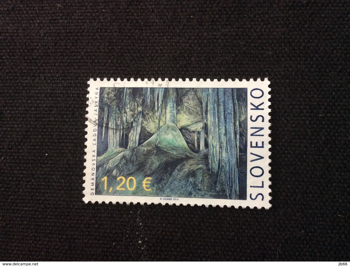 YT 770 Oblitéré  2019 Slovaquie Grotte Et Stalactites Demanovska Ladova Jaskyna - Used Stamps