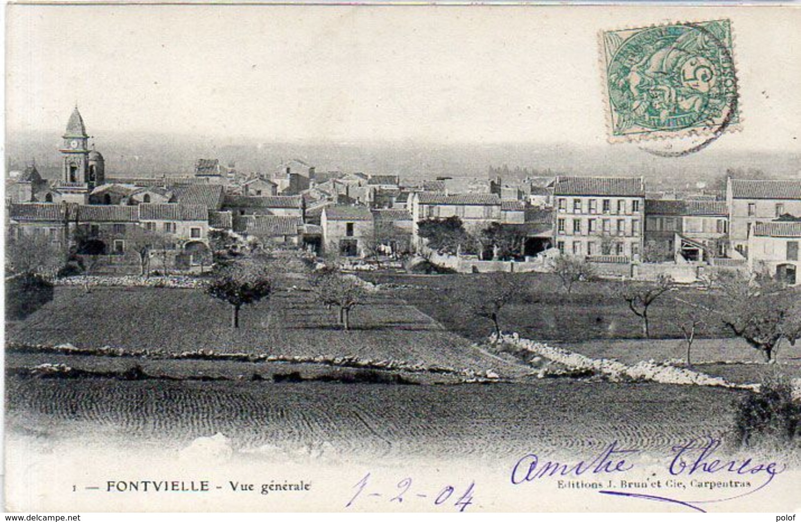 FONTVIEILLE - Vue Générale (1552 ASO) - Fontvieille