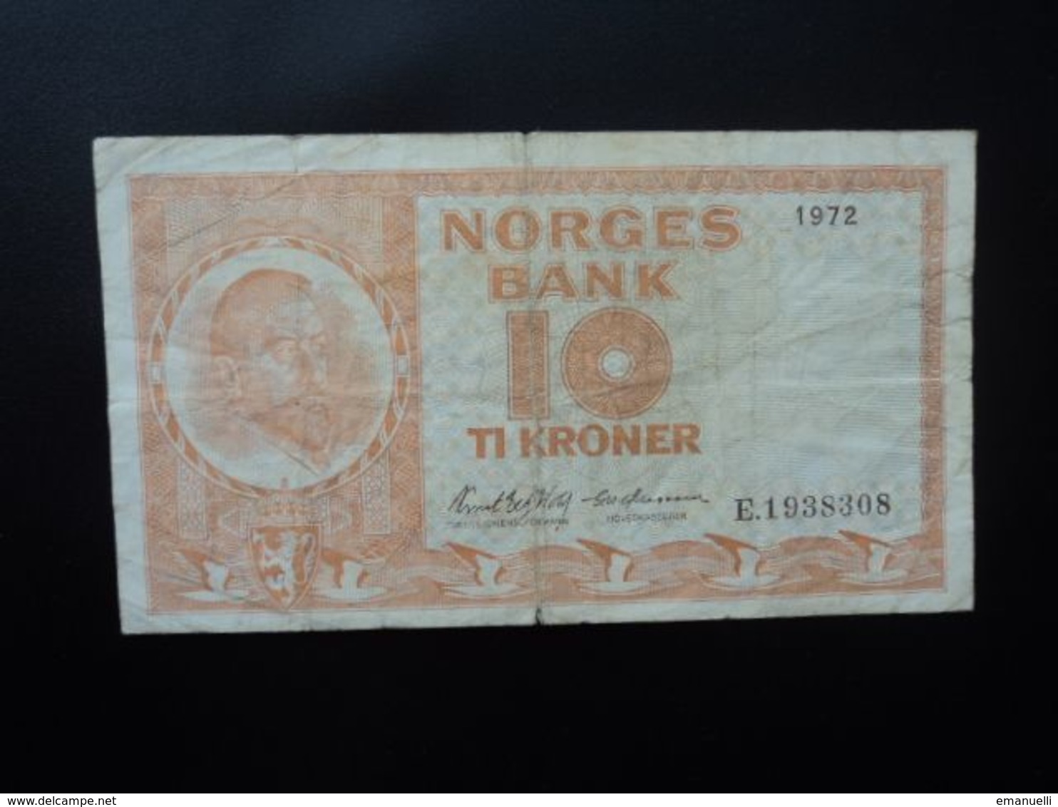 NORVÈGE : 10 KRONER   1972    P 31f     B+ - Noorwegen