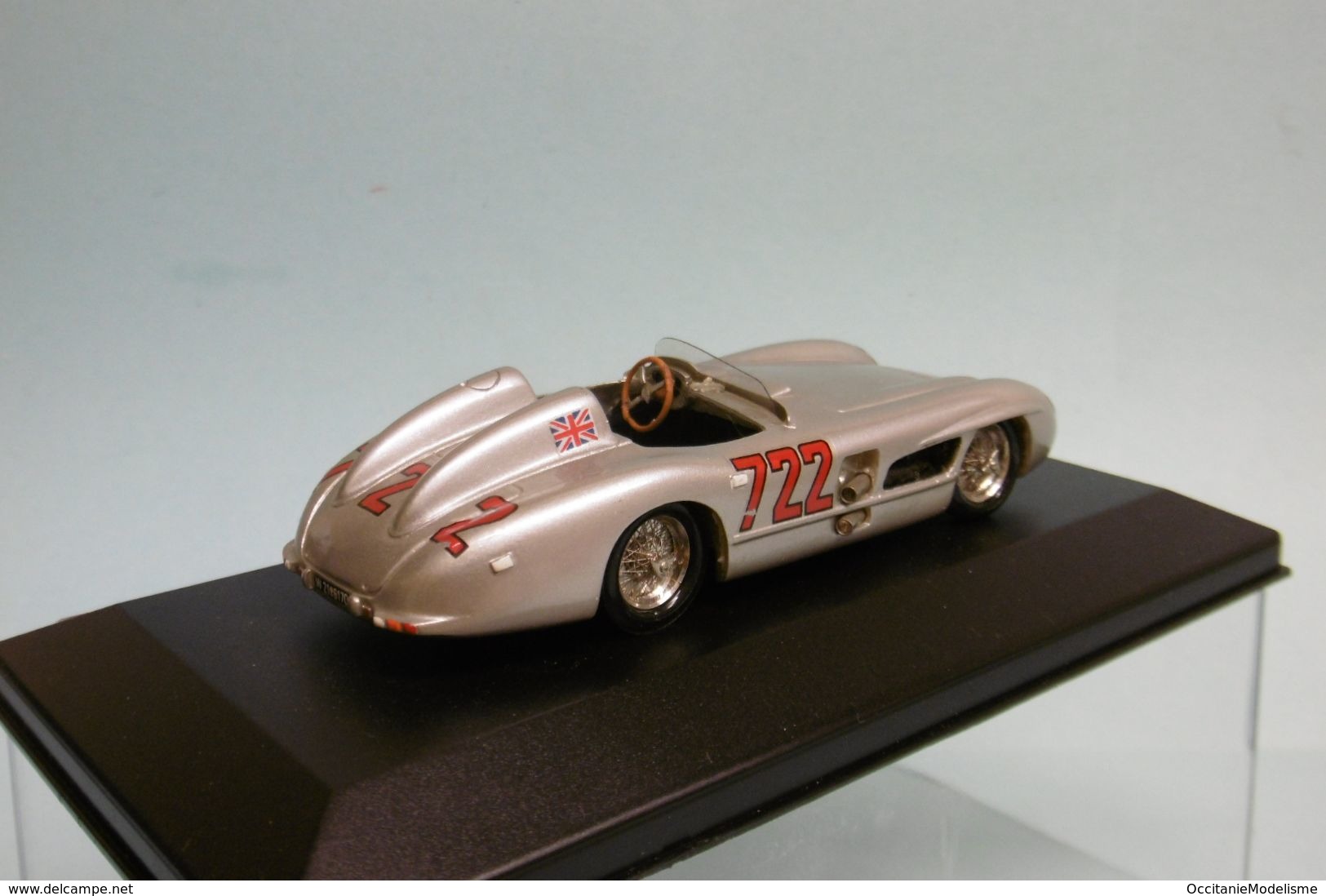 Record - MERCEDES BENZ SLR Mille Miglia 1955 N°722 Kit Résine Monté 1/43 - Andere & Zonder Classificatie