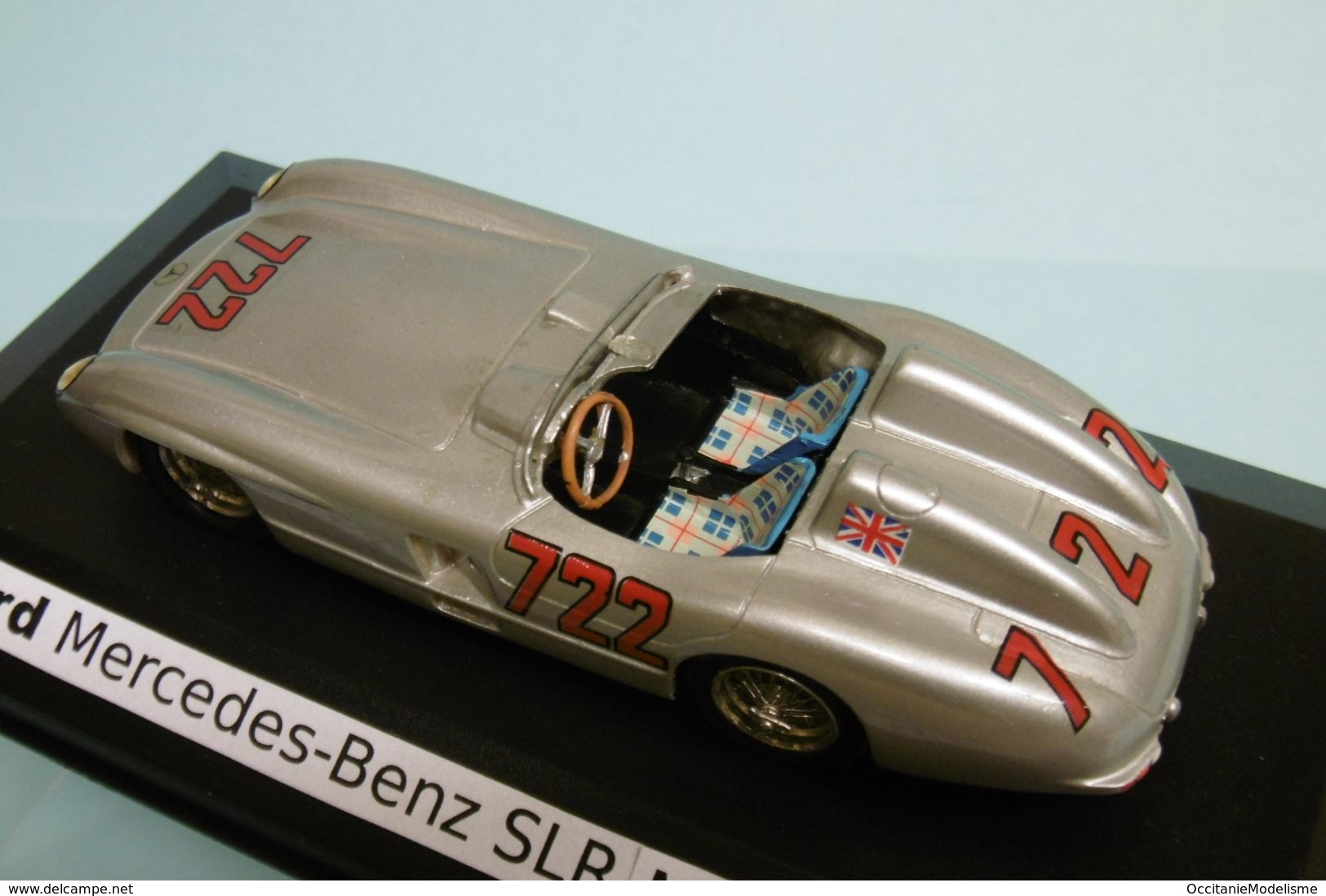 Record - MERCEDES BENZ SLR Mille Miglia 1955 N°722 Kit Résine Monté 1/43 - Other & Unclassified