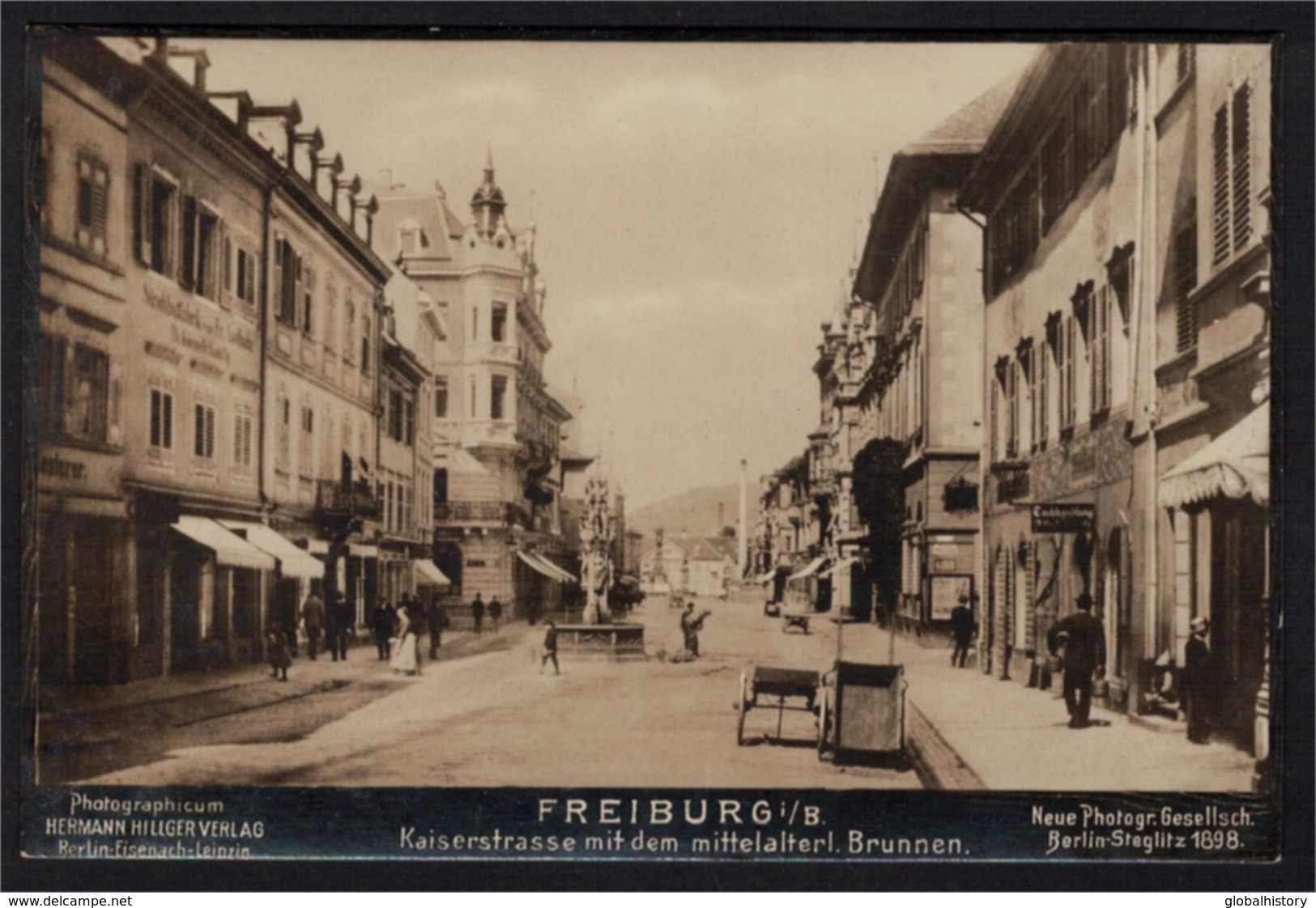 DF2426 - FREIBURG - KAISERSTRAßE MIT  BRUNNEN - Freiburg I. Br.