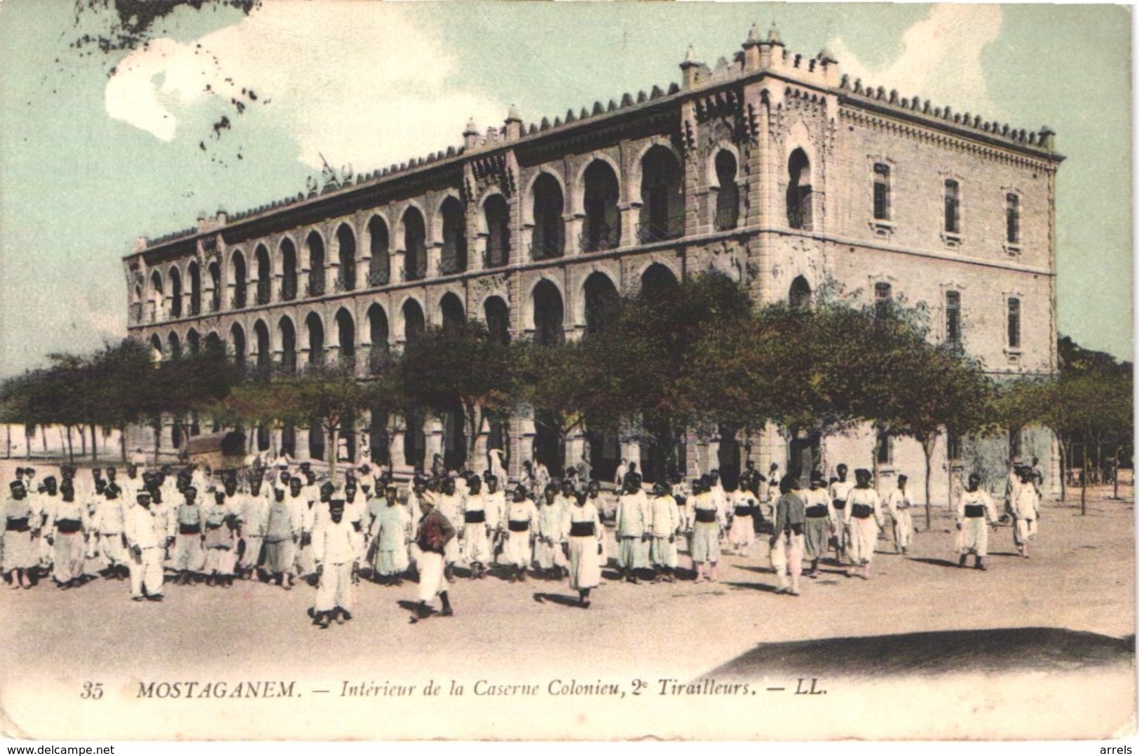 ALGERIE MOSTAGANEM - Caserne Colonieu - 2° Tirailleur - Animée - Belle - Mostaganem