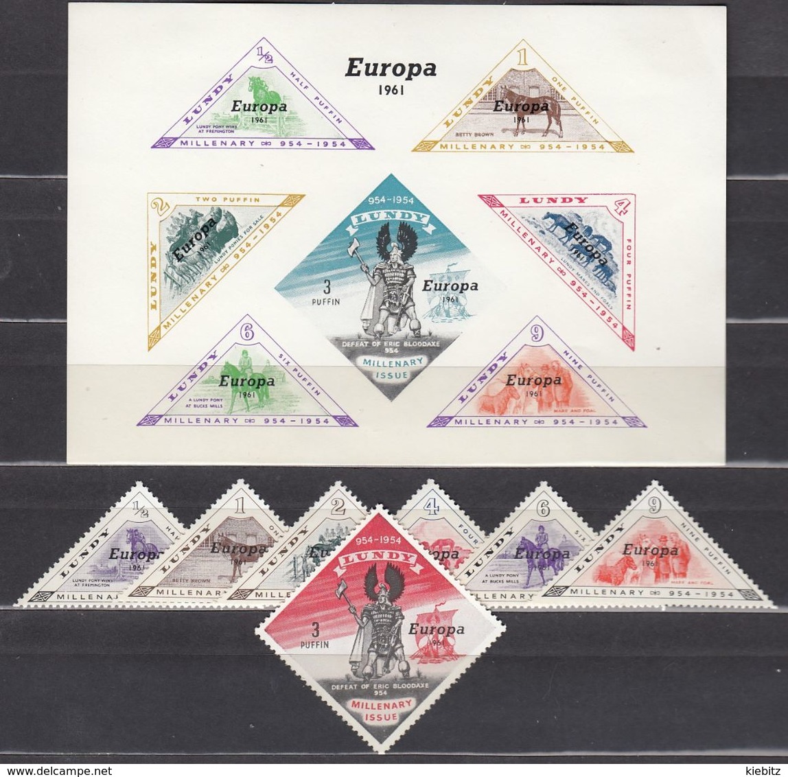 GB Lundy - 1961 Europa  ** / MNH - Ohne Zuordnung