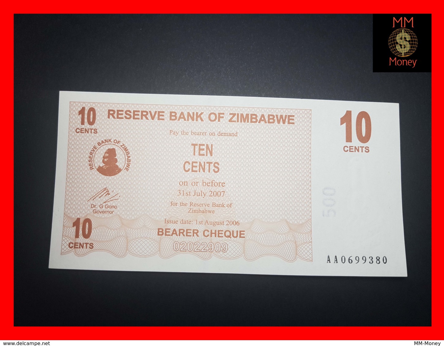 ZIMBABWE 10 Cents  1.8.2006  P. 35  UNC - Zimbabwe