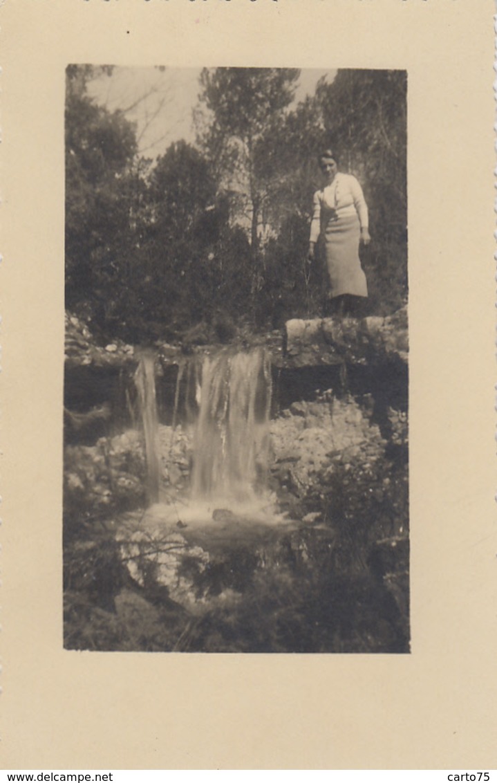 Photographie - Carte-photo - Source à Ganay ? - Cascade Eau - Fotografie