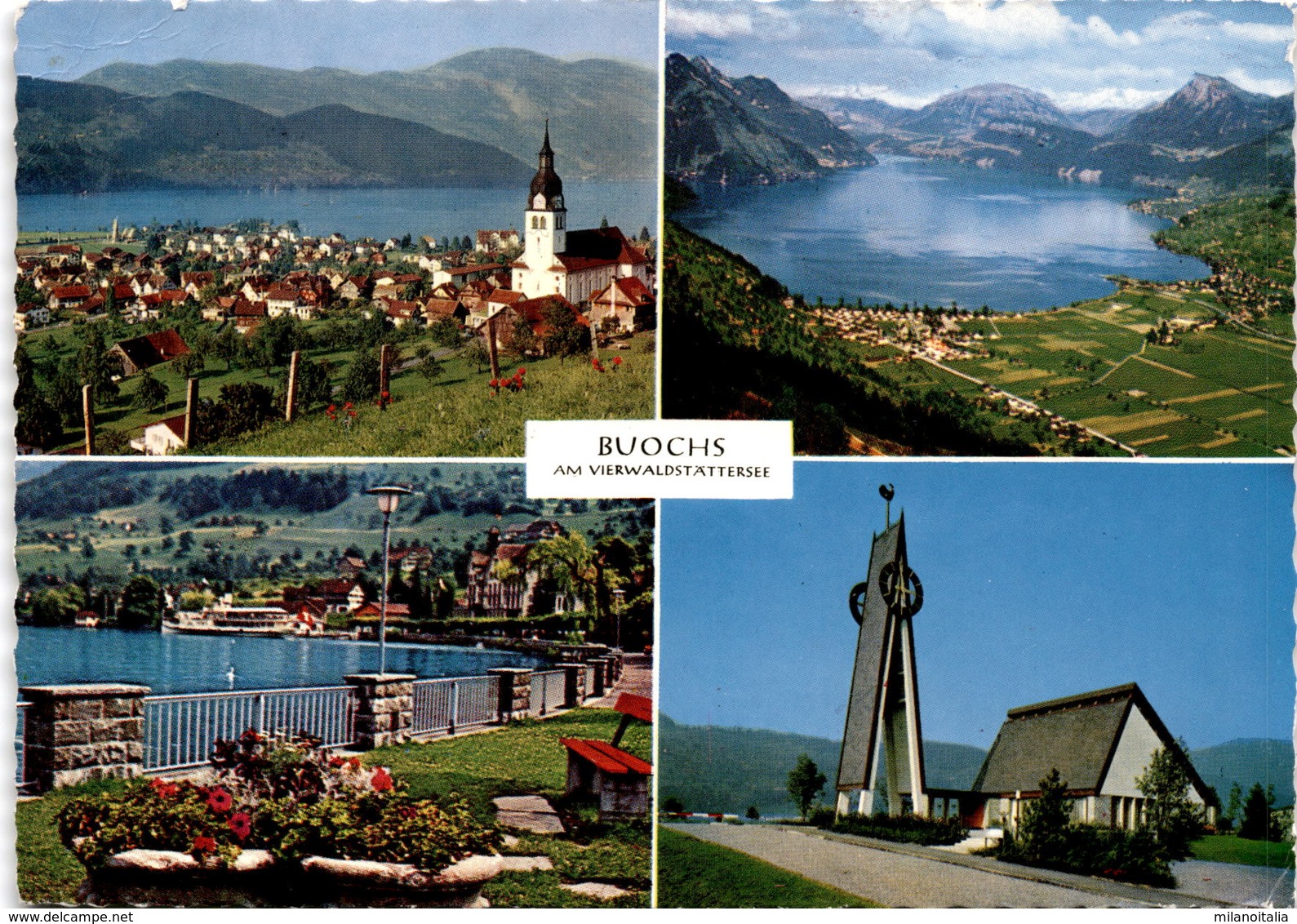 Buochs Am Vierwaldstättersee - 4 Bilder (6385) * 8. 7. 1971 - Buochs