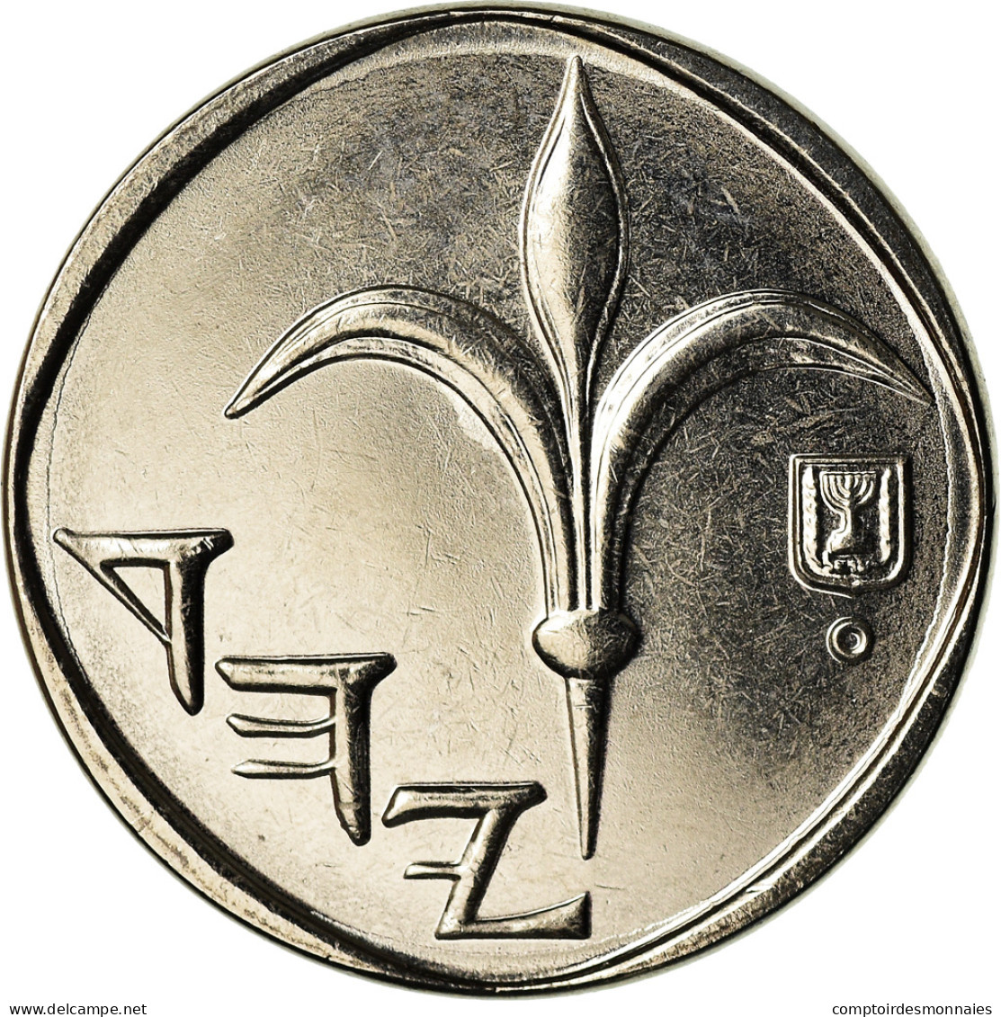 Monnaie, Israel, New Sheqel, 2007, SPL, Nickel Plated Steel, KM:160a - Israel