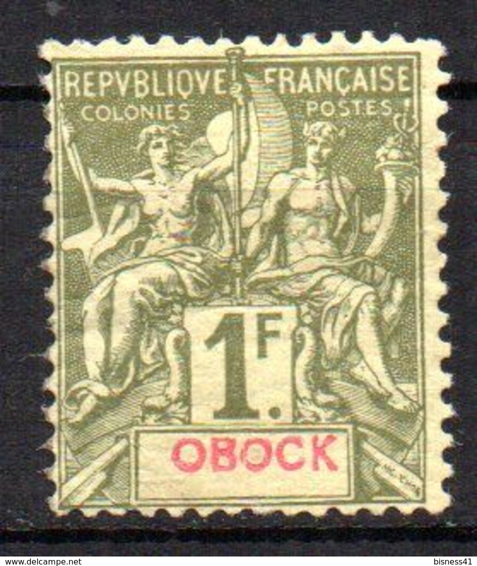 Col17  Colonie Obock N° 44 Neuf X MH  Cote 60,00€ - Unused Stamps