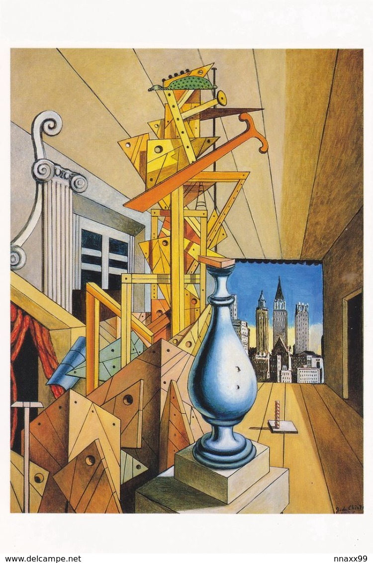 Art - Expo Giorgio De Chirico, JPN'89~90 - Visione Metafisica Di New York, 1975 - Malerei & Gemälde