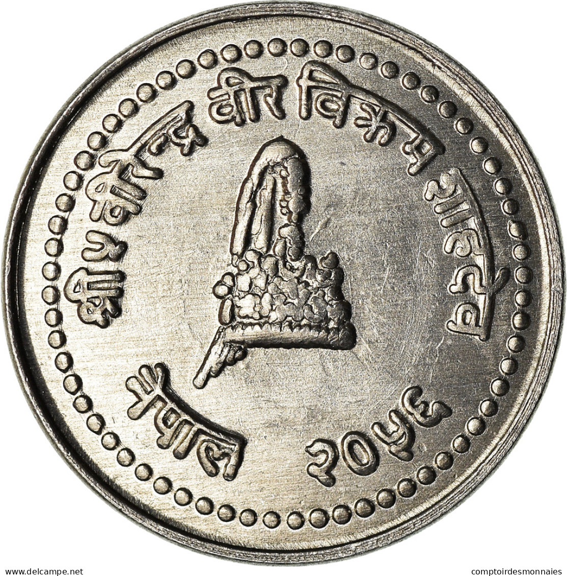 Monnaie, Népal, SHAH DYNASTY, Birendra Bir Bikram, 10 Paisa, 1997, SPL - Népal