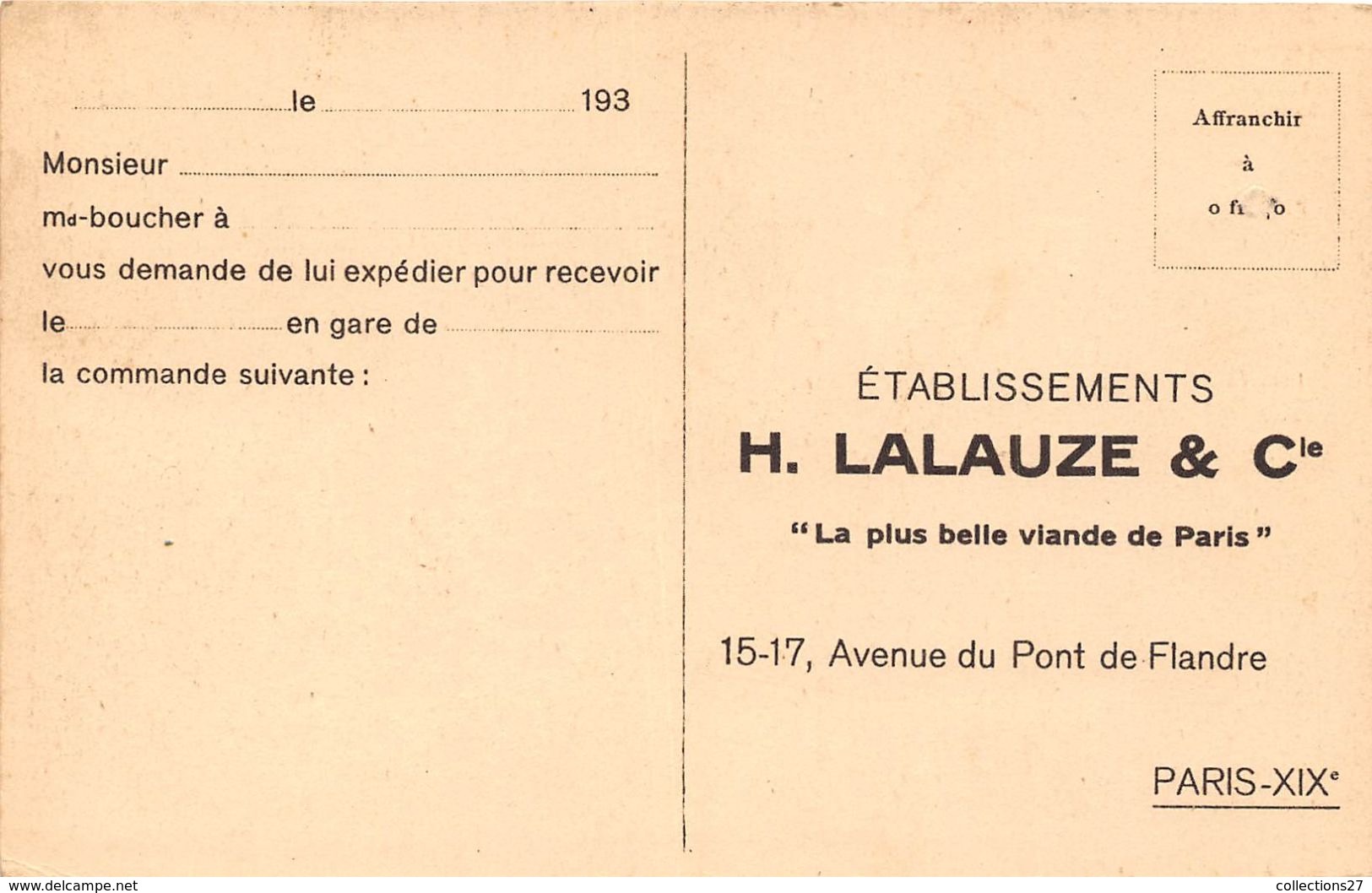 PARIS-75019-ETABLISSEMENTS H. LALAUZE ET Cie 15/17 RUE DU PONT DE FLANDRE, VUE INTERIEURE - Arrondissement: 19