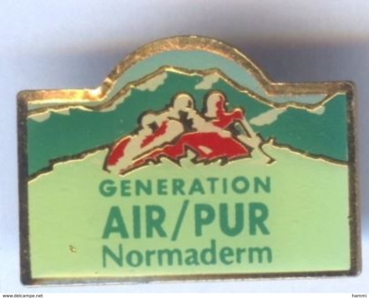 AA192 Pin's Rafting Cosmétique Parfum Perfume Normaderm  Achat Immédiat - Rudersport