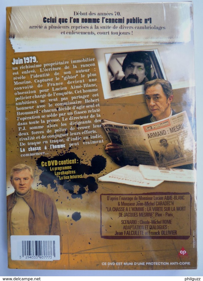 DVD LA CHASSE A L'HOMME - R BERRY - MESRINE - A Selignac - NEUF SOUS FILM - Policiers