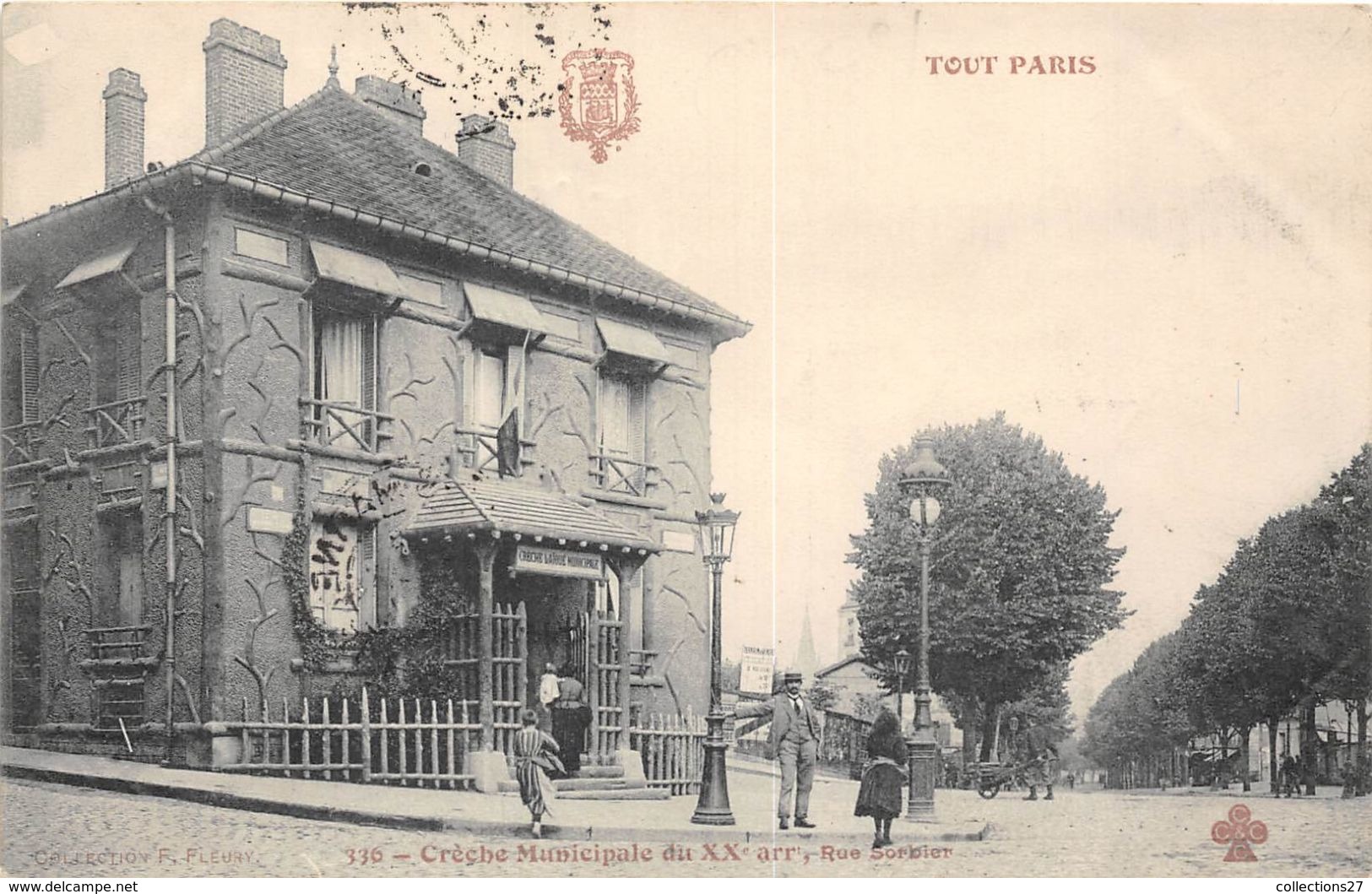 PARIS-75020-TOUT PARIS, CRECHE MUNICIPALE DU XXe RUE SORBIER - Paris (20)