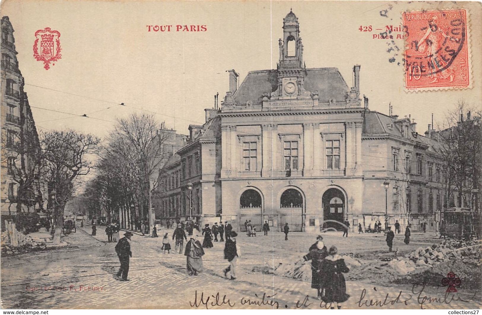 PARIS-75020-TOUT PARIS , PLACE ARMAND CARREL - Arrondissement: 20