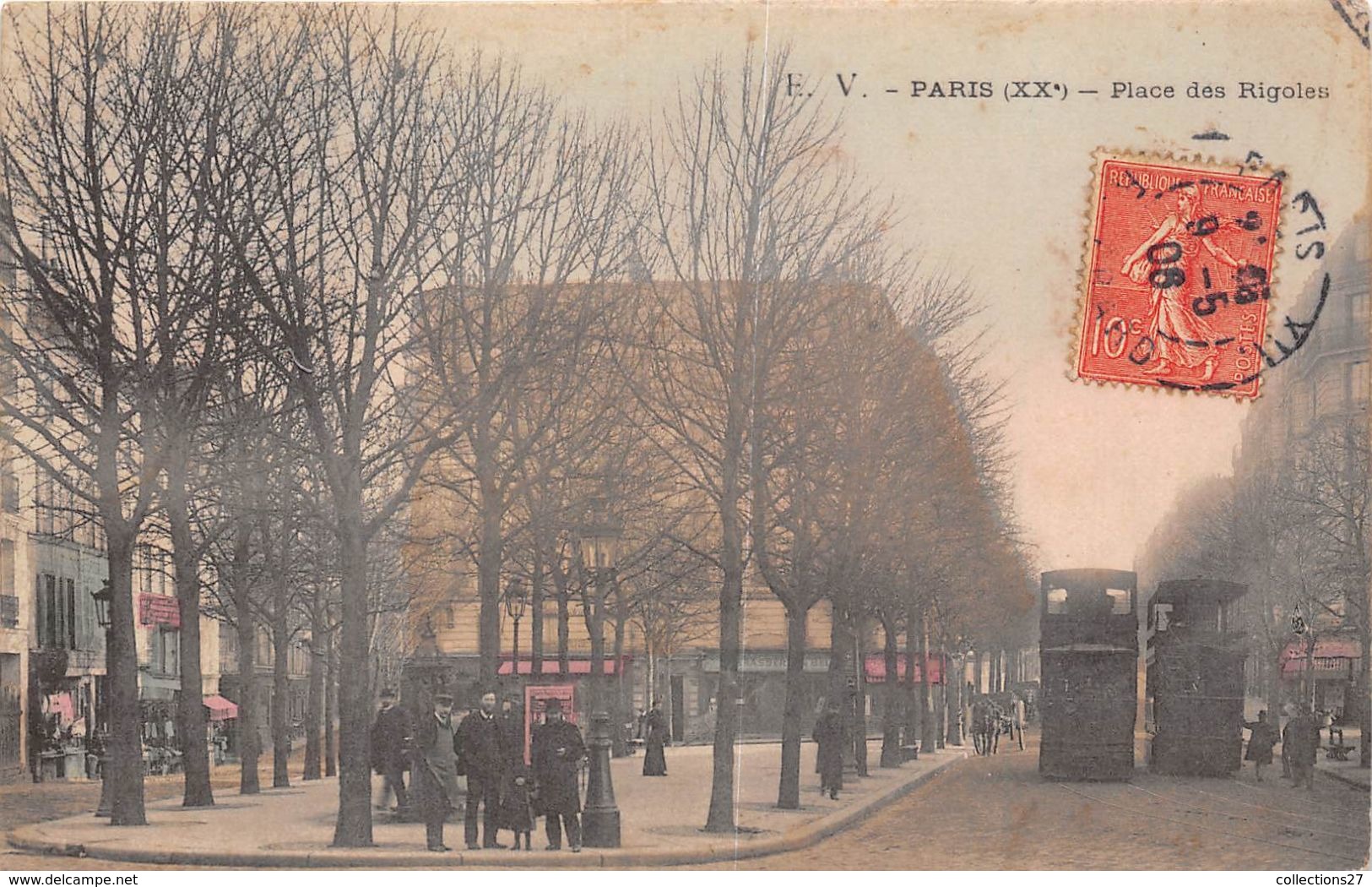 PARIS-75020- PLACE DES RIGOLES - Arrondissement: 20