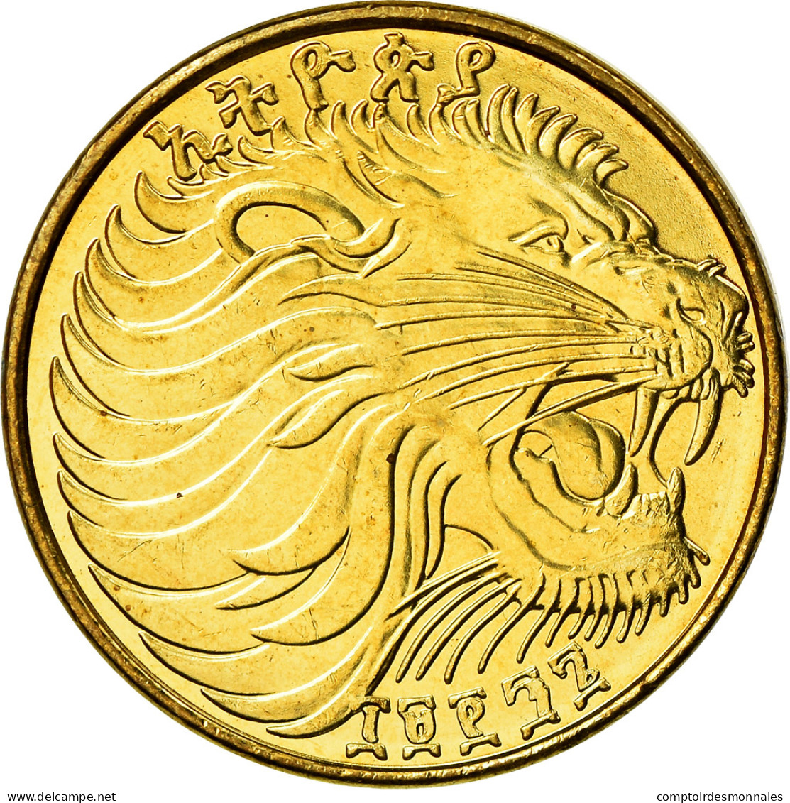 Monnaie, Éthiopie, 5 Cents, 2004, SPL, Brass Plated Steel, KM:44.3 - Ethiopie