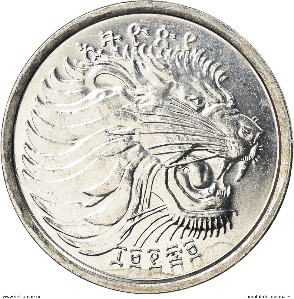 Monnaie, Éthiopie, Cent, 1977, British Royal Mint, SPL+, Aluminium, KM:43.1 - Aethiopien