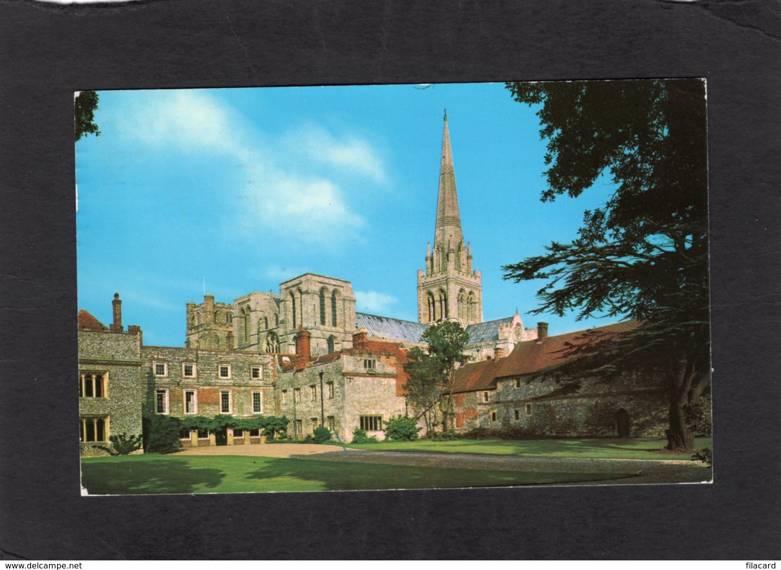 94647    Regno  Unito,  The  Cathedral And  Bishop"s  Palace,  Chichester,  VG  1976 - Chichester