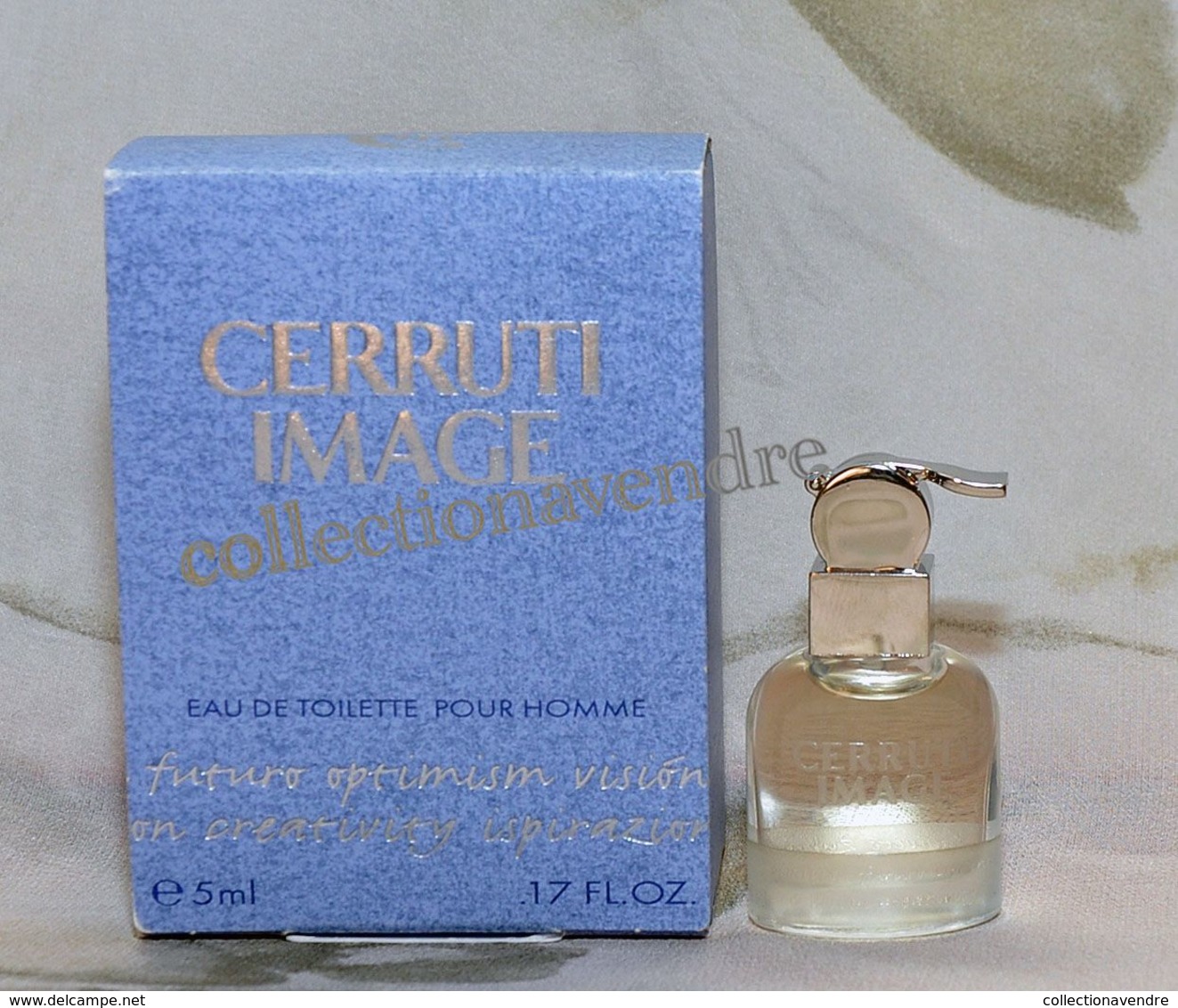 CERRUTI : Image. Eau De Toilette 5 Ml. Version 1998. Parfait état - Miniatures Hommes (avec Boite)