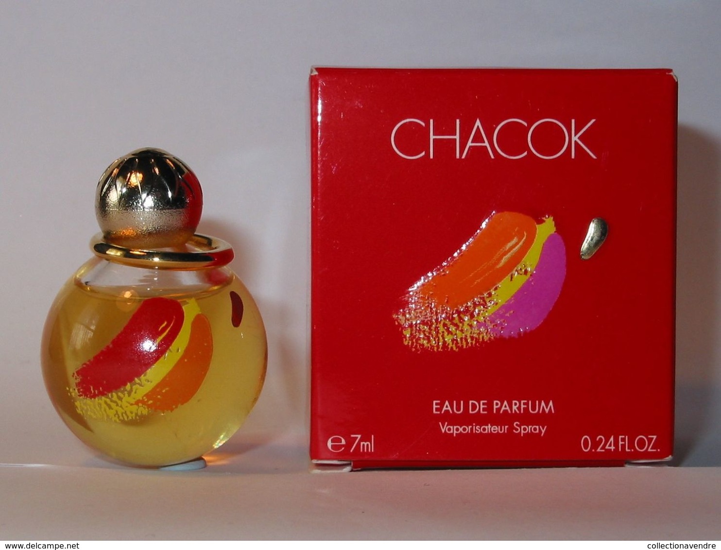 CHACOK :  Eau De Parfum 7 Ml. Version 2001. Parfait état - Miniaturen Damendüfte (mit Verpackung)