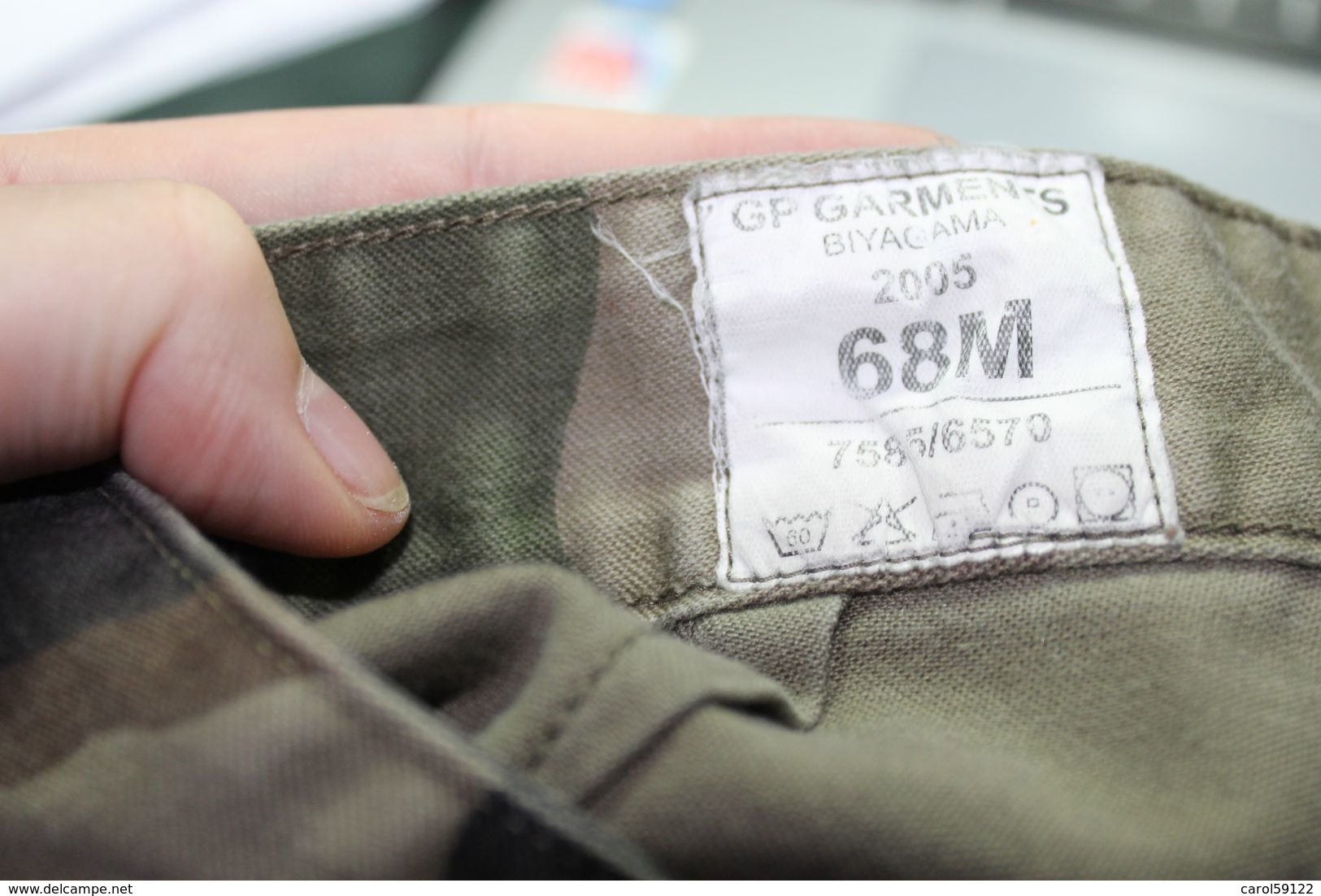 Pantalon Treillis Camouflage T 68M - Uitrusting