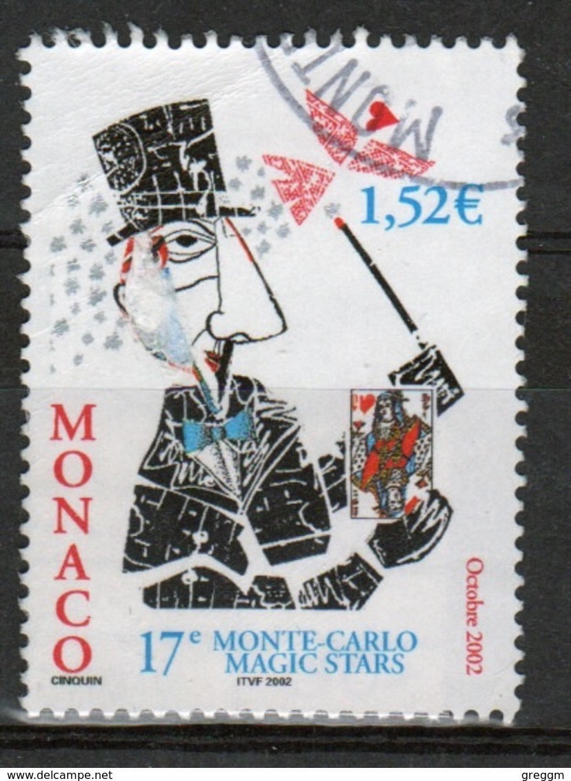 Monaco Single 1.52€ Stamp From 2002 Set To Celebrate Magic Festival. - Oblitérés