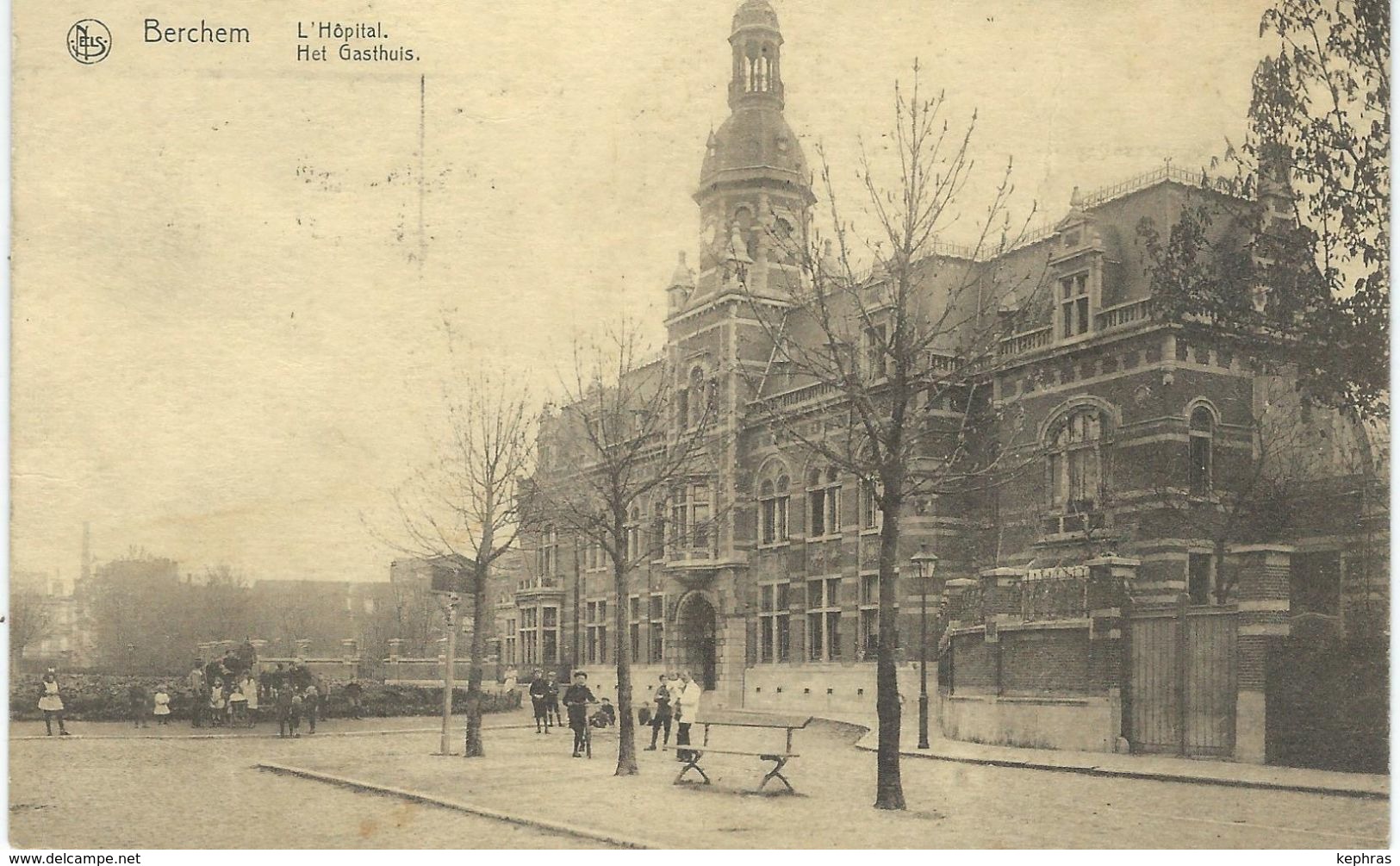 BERCHEM : L'Hôpital - Het Gasthuis - Cachet De La Poste 1921 - Antwerpen