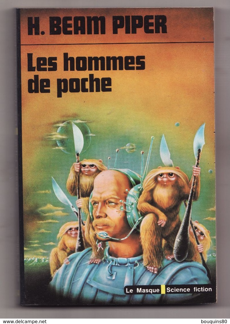LES HOMMES DE POCHE De H. BEAM PIPER 1977 Le Masque N°64 Librairie Des Champs élysées - Le Masque SF
