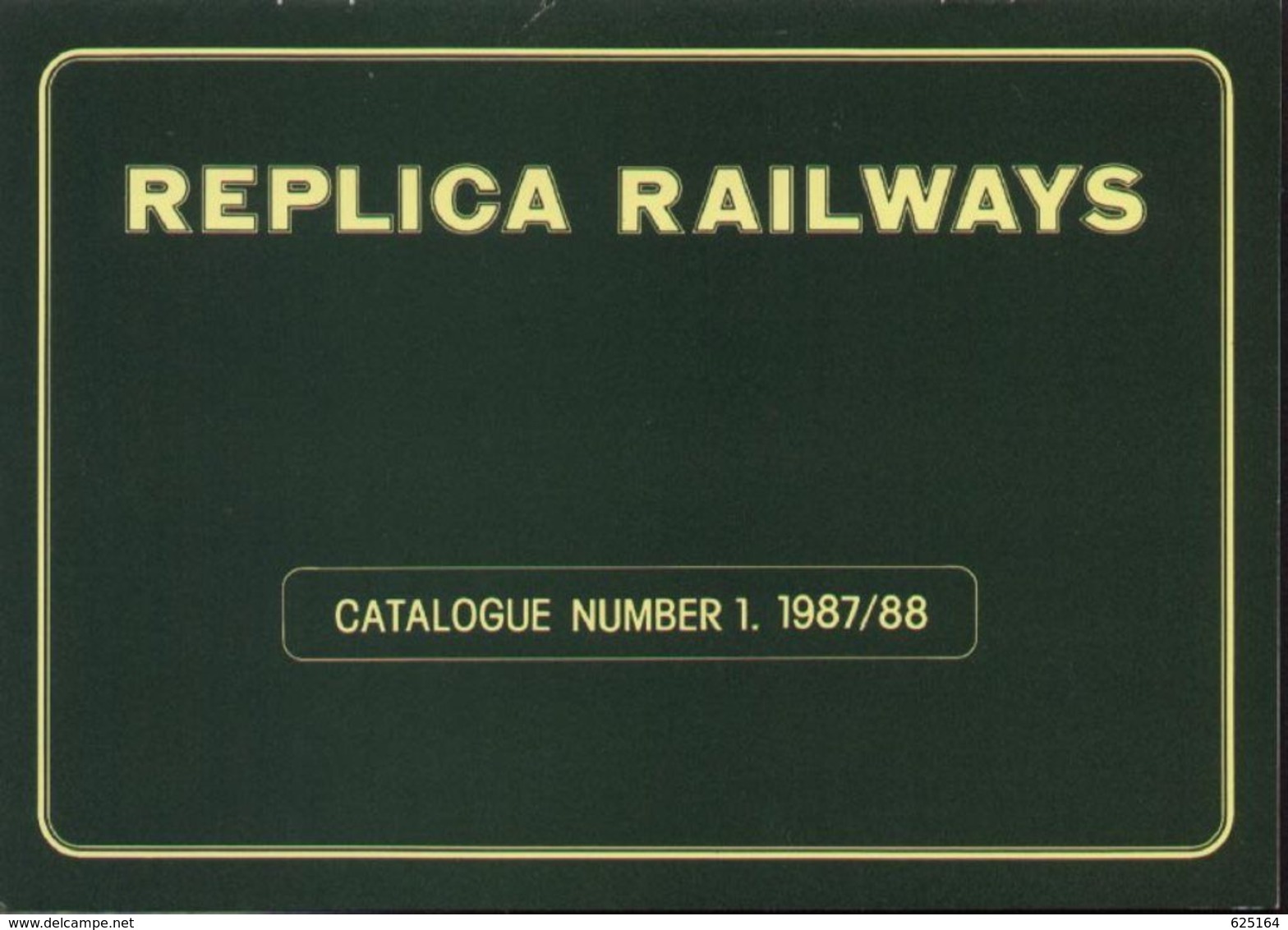 Catalogue REPLICA RAILWAYS N.1 1987/88 OO Gauge - Engels