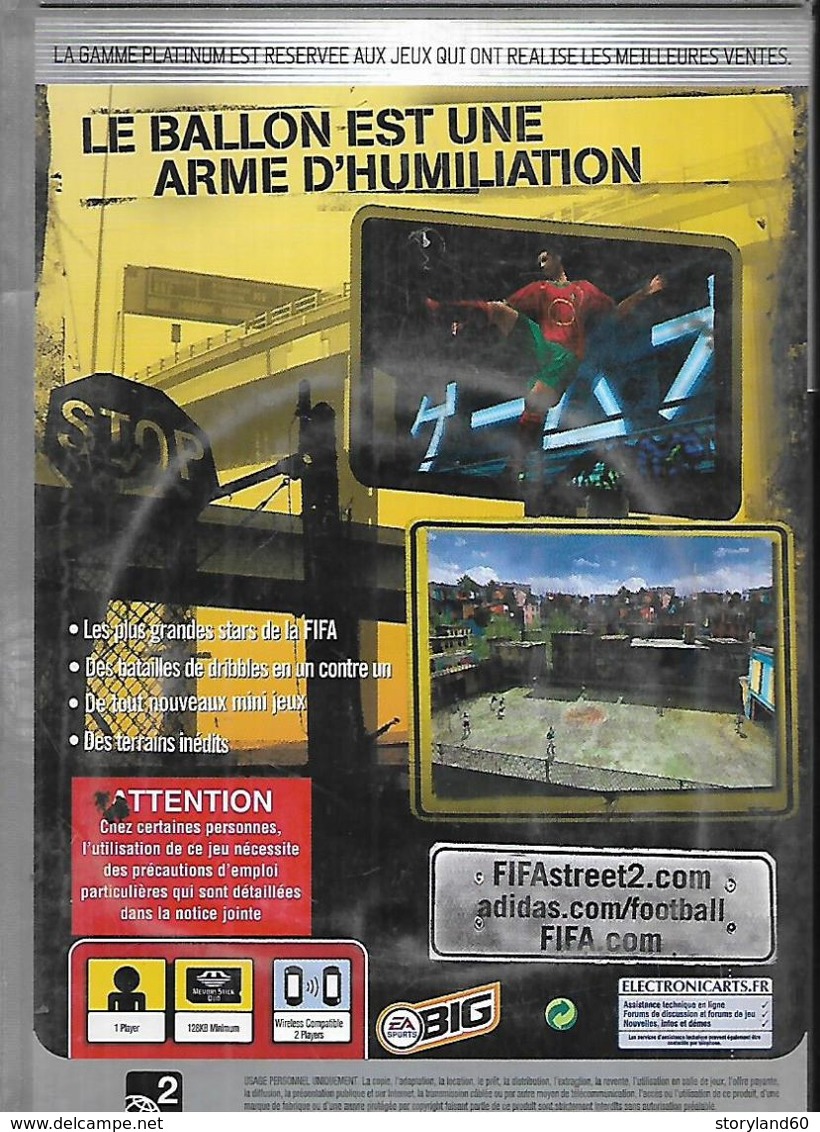 Psp Fifa Street 2 , Avec Livret - Accessories