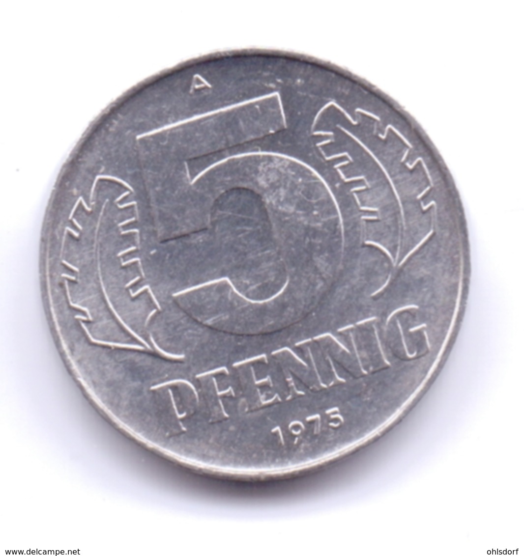 DDR 1975 A: 5 Pfennig, KM 9 - 5 Pfennig