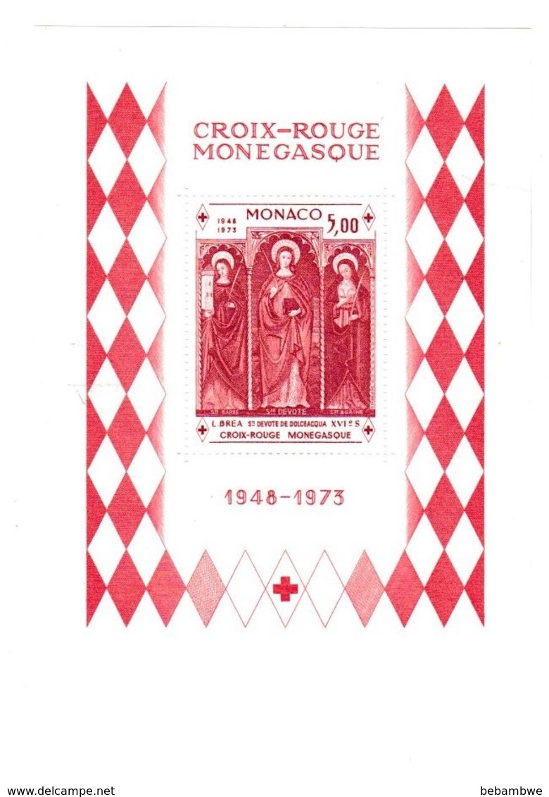 Croix Rouge Monegasque 1948 /1973 - Neufs