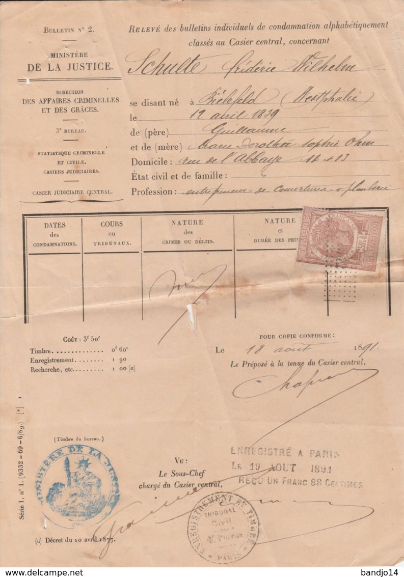 1856- Certicat Medaille  Armée D'orient + Documents Militaires Concernant Frederic Wilhem Schulte - Documents