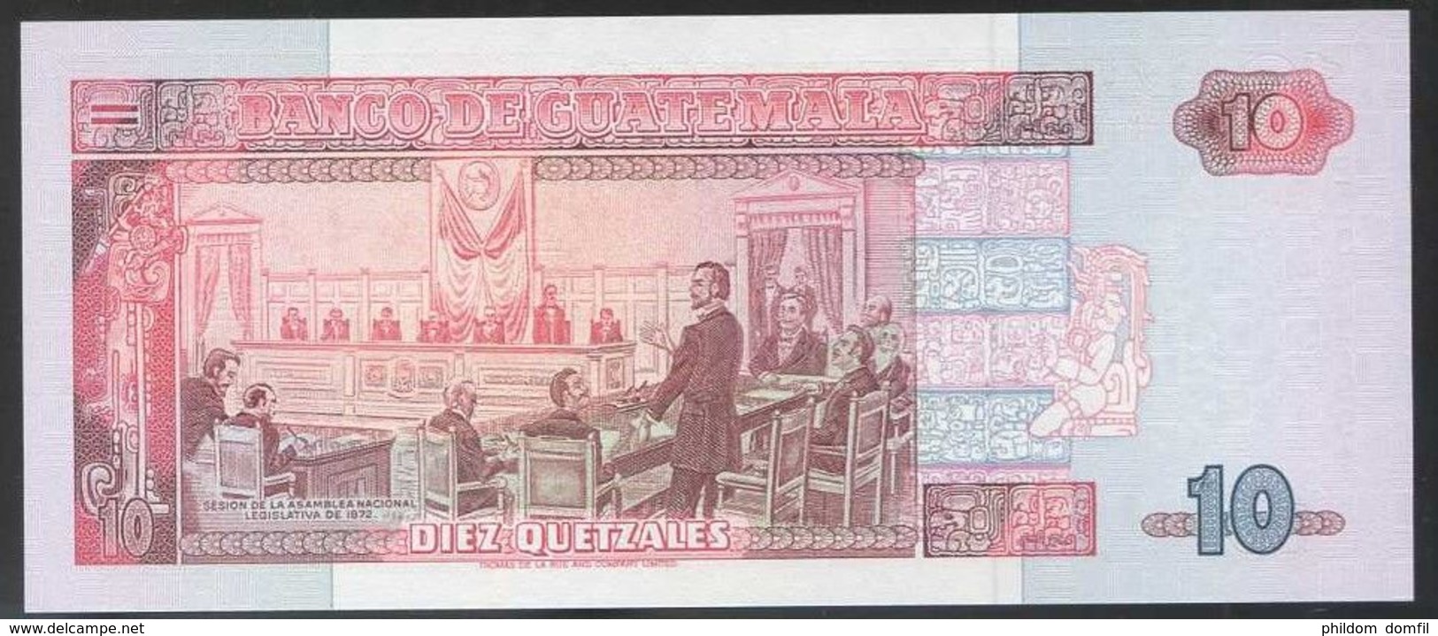 Ref. 2661-3084 - BIN GUATEMALA . 1990. GUATEMALA 10 QUETZALES 1990 - Guatemala