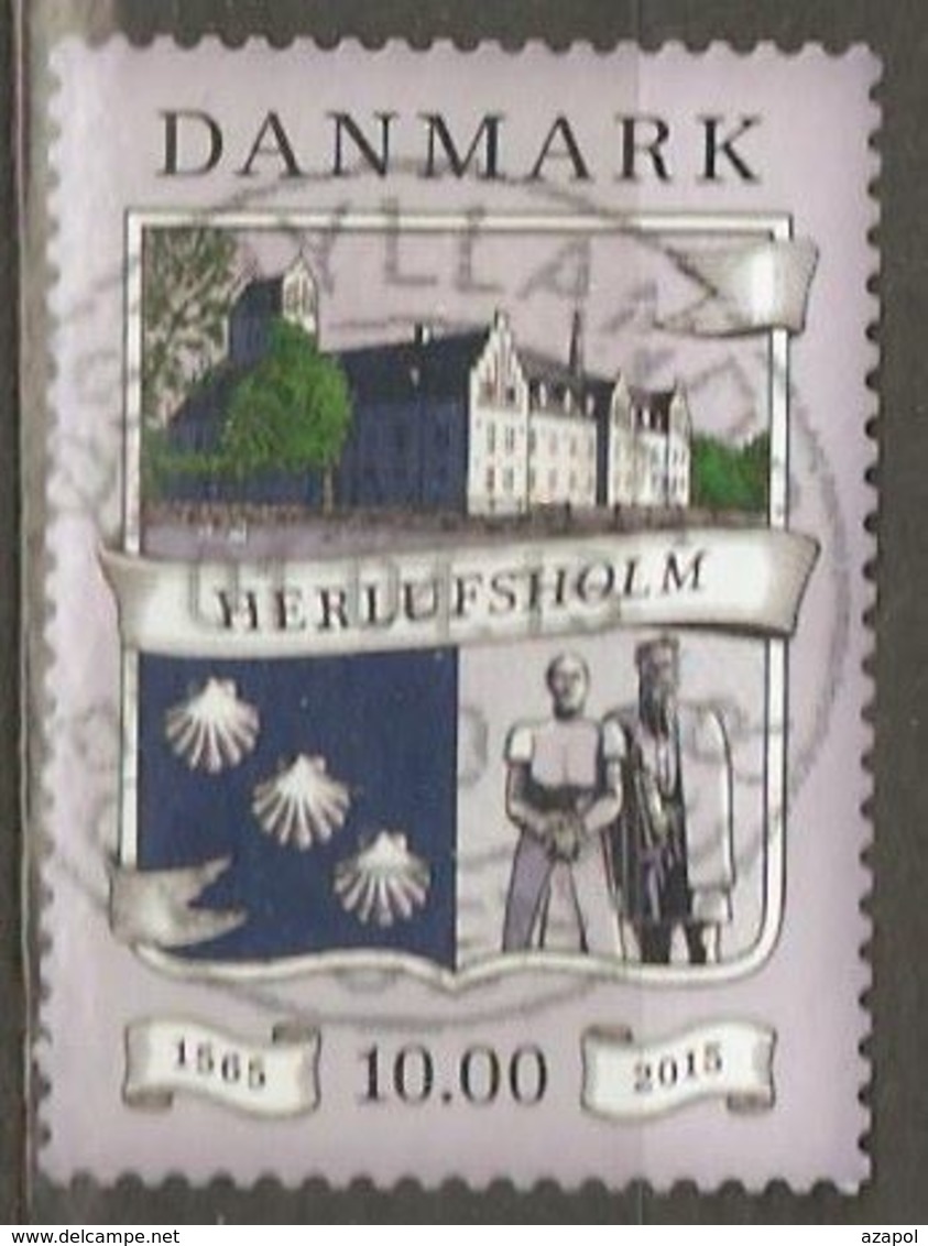 Denmark: Single Used Stamp, 450 Years Of Herllufsholm Boarding School, 2015, Mi#1833 - Oblitérés