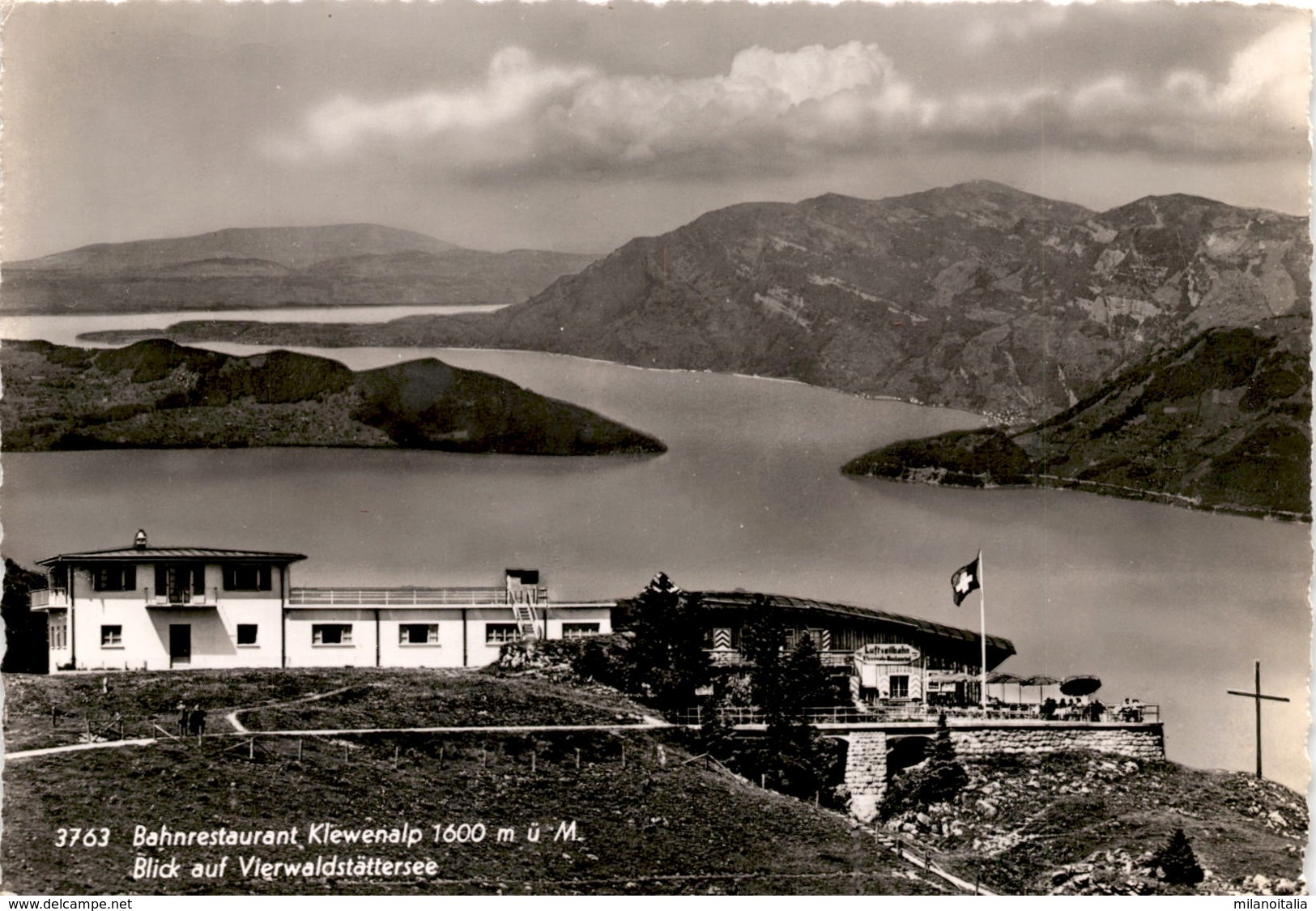 Bahrrestaurant Klewenalp - Blick Auf Vierwaldstättersee (3763) * 12. 9. 1942 - Sonstige & Ohne Zuordnung