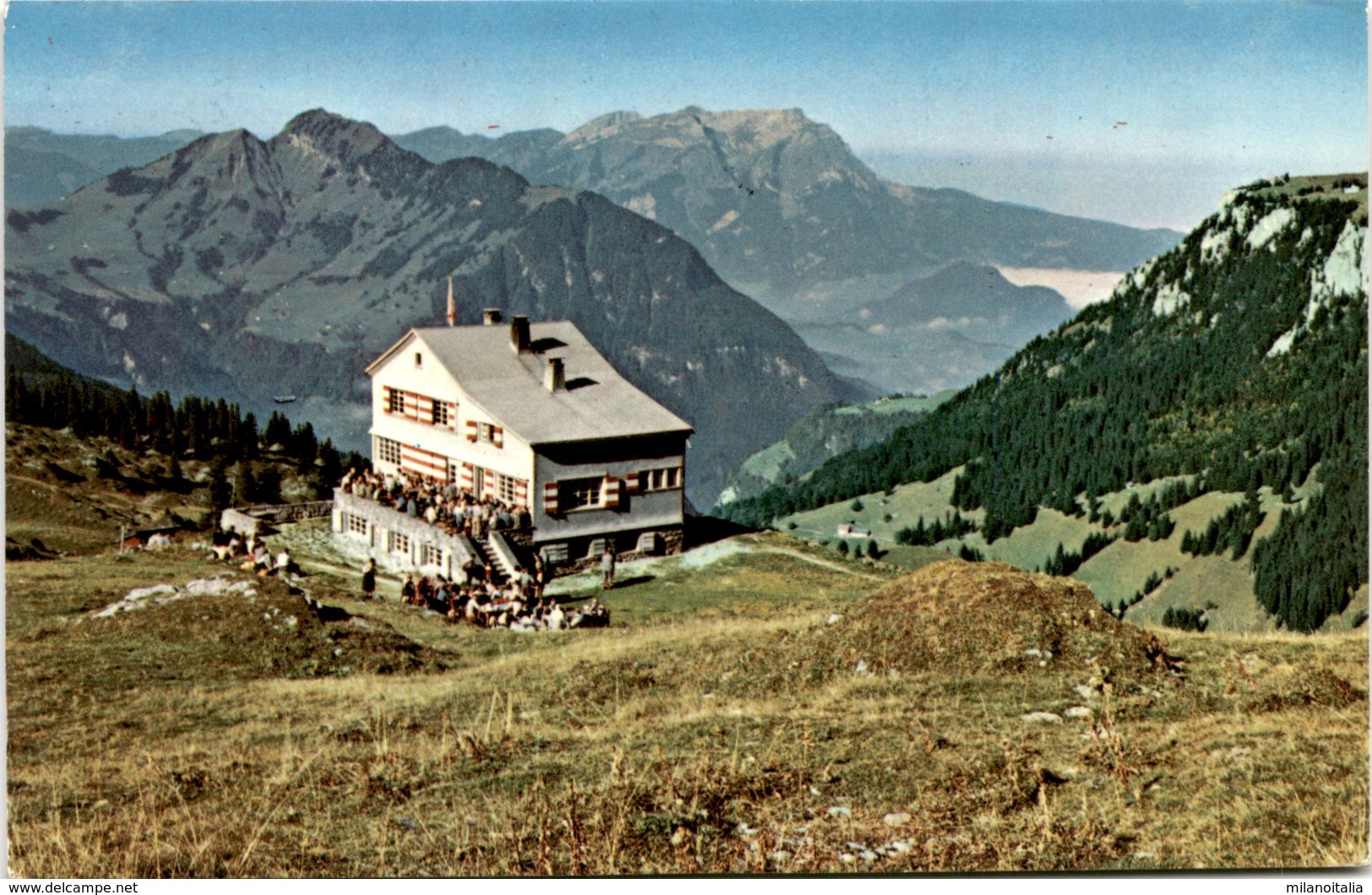 Brisenhaus Mit Stanzerhorn Und Pilatus (01919) * 3. 7. 1974 - Autres & Non Classés