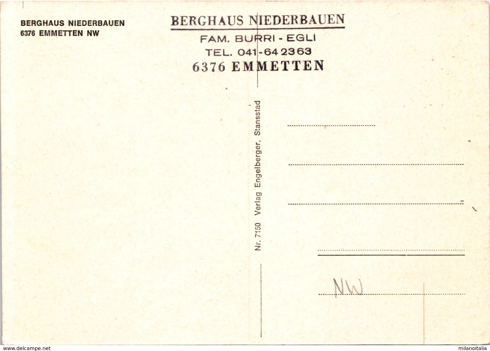 Berghaus Niederbauen - Emmetten NW - 4 Bilder (7150) - Emmetten