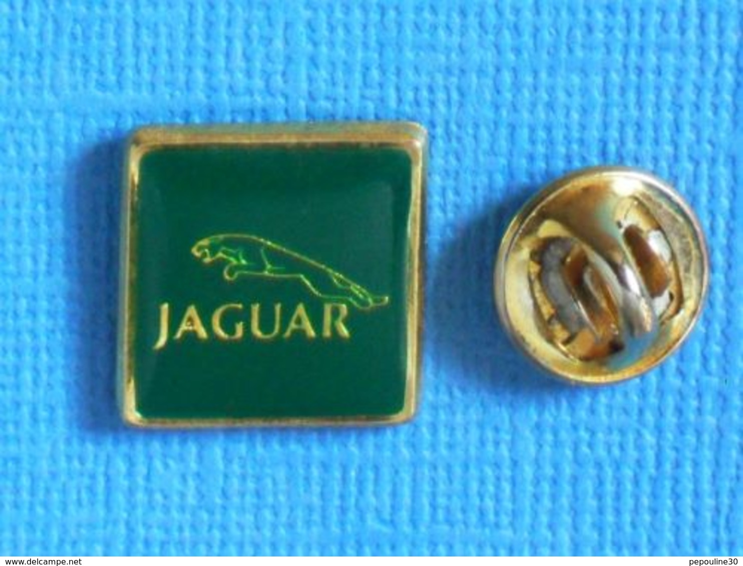 1 PIN'S //  ** LOGO / JAGUAR / EMBLÈME - JAGUAR BONDISSANT ** - Jaguar