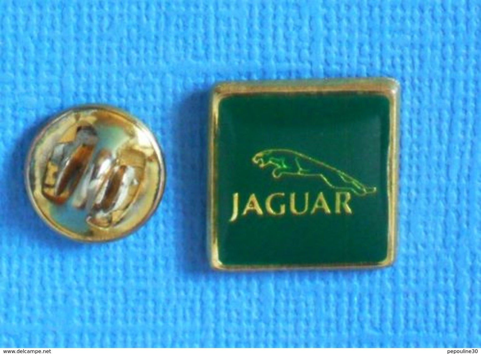 1 PIN'S //  ** LOGO / JAGUAR / EMBLÈME - JAGUAR BONDISSANT ** - Jaguar