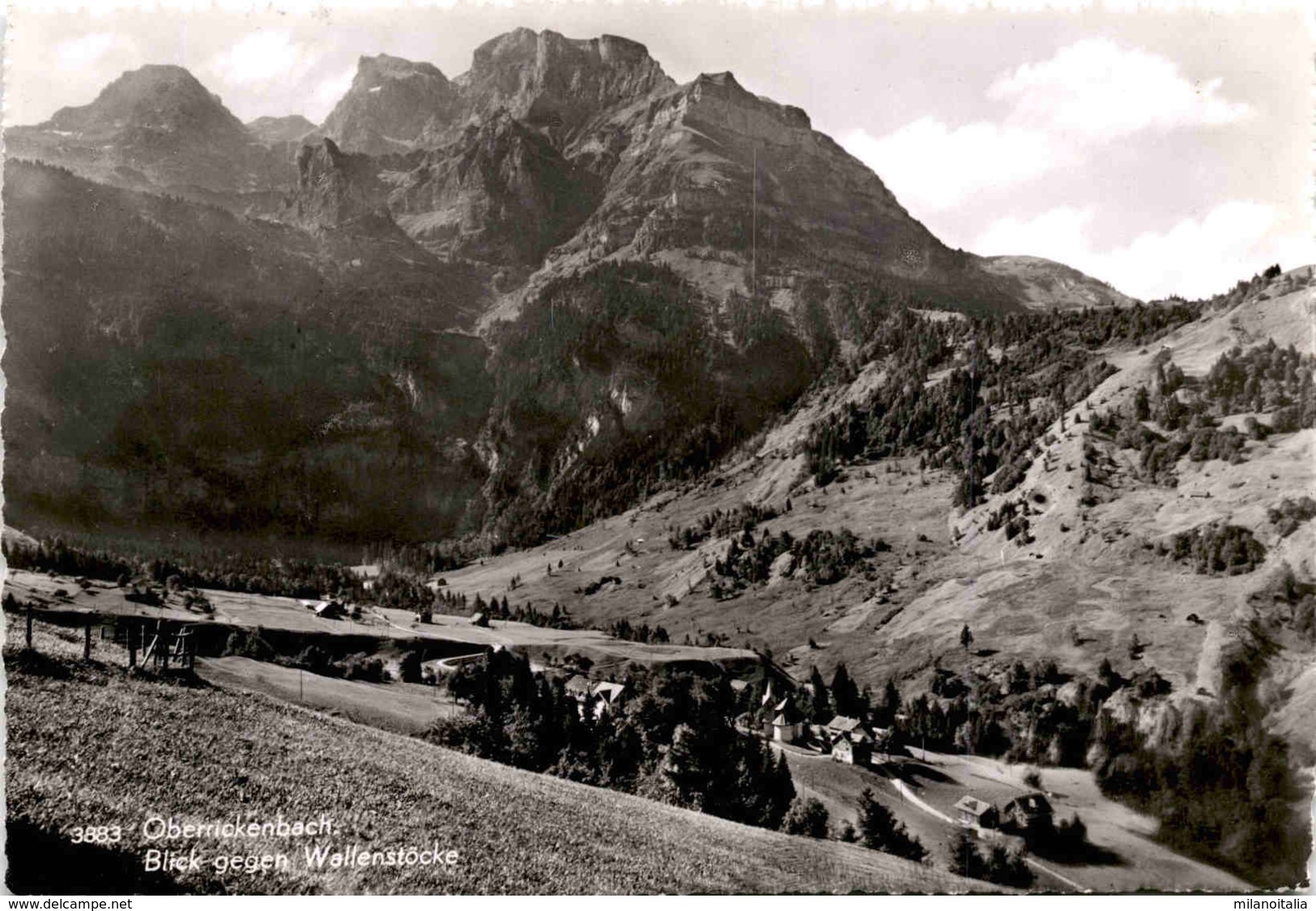 Oberrickenbach - Blick Gegen Wallenstöcke (3883) * 8. 8. 1959 - Autres & Non Classés