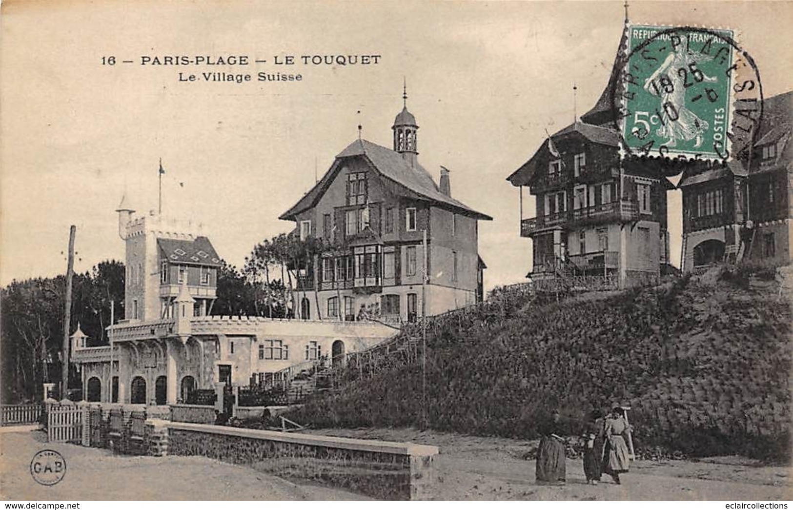 Le Touquet . Paris-Plage   62    Lot De 3 Cartes Dont:   Chalet Suisse    (voir Scan) - Le Touquet