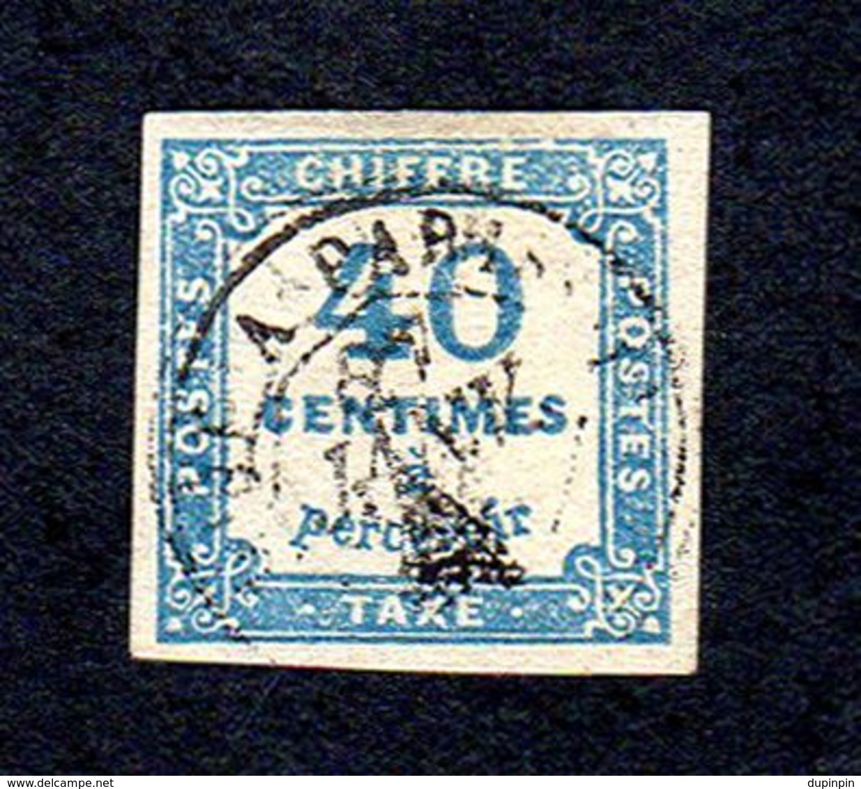 Taxe 40c Avec Charnière - 1859-1959 Used